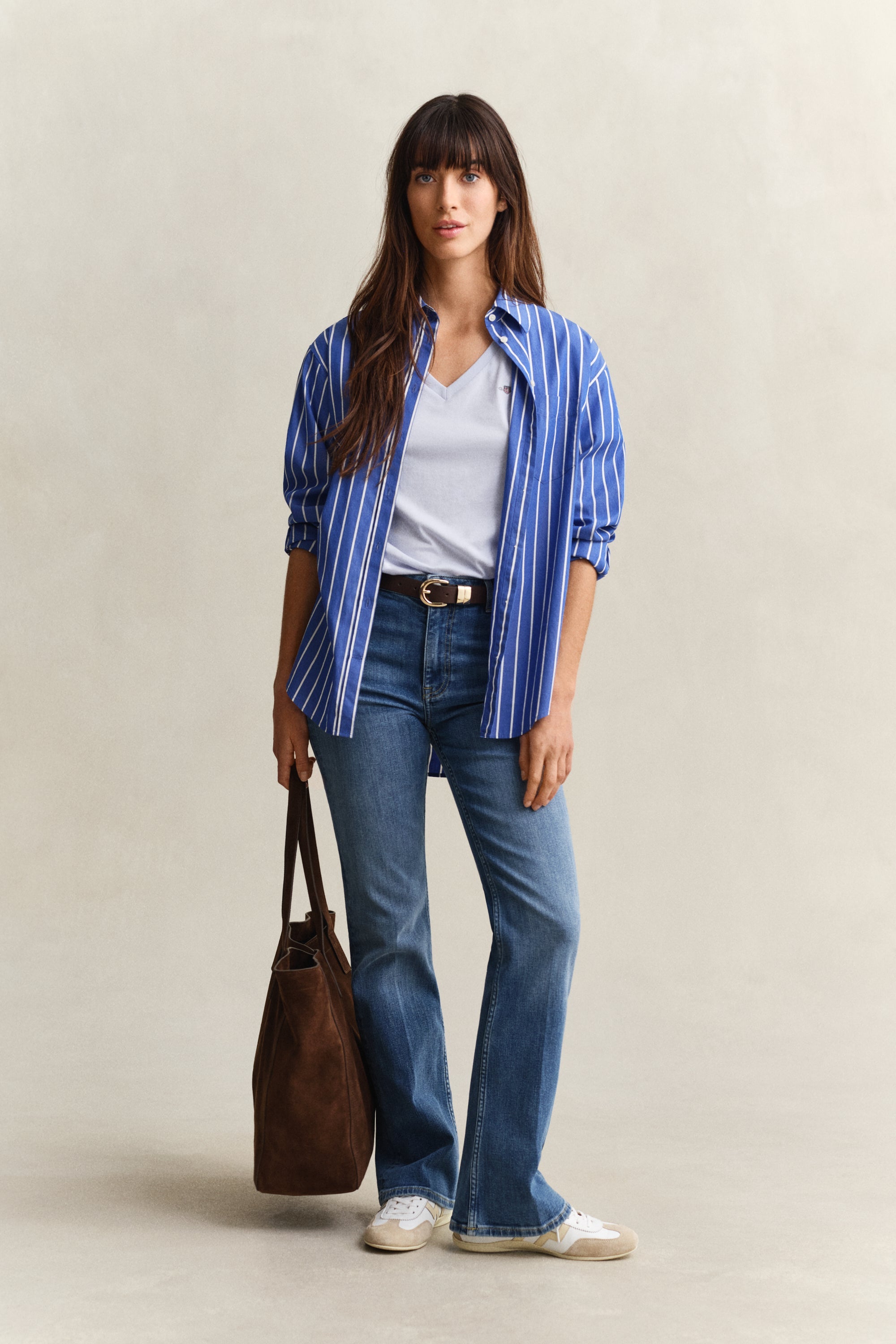 T-Shirt Shield Με Λαιμόκοψη V GANT