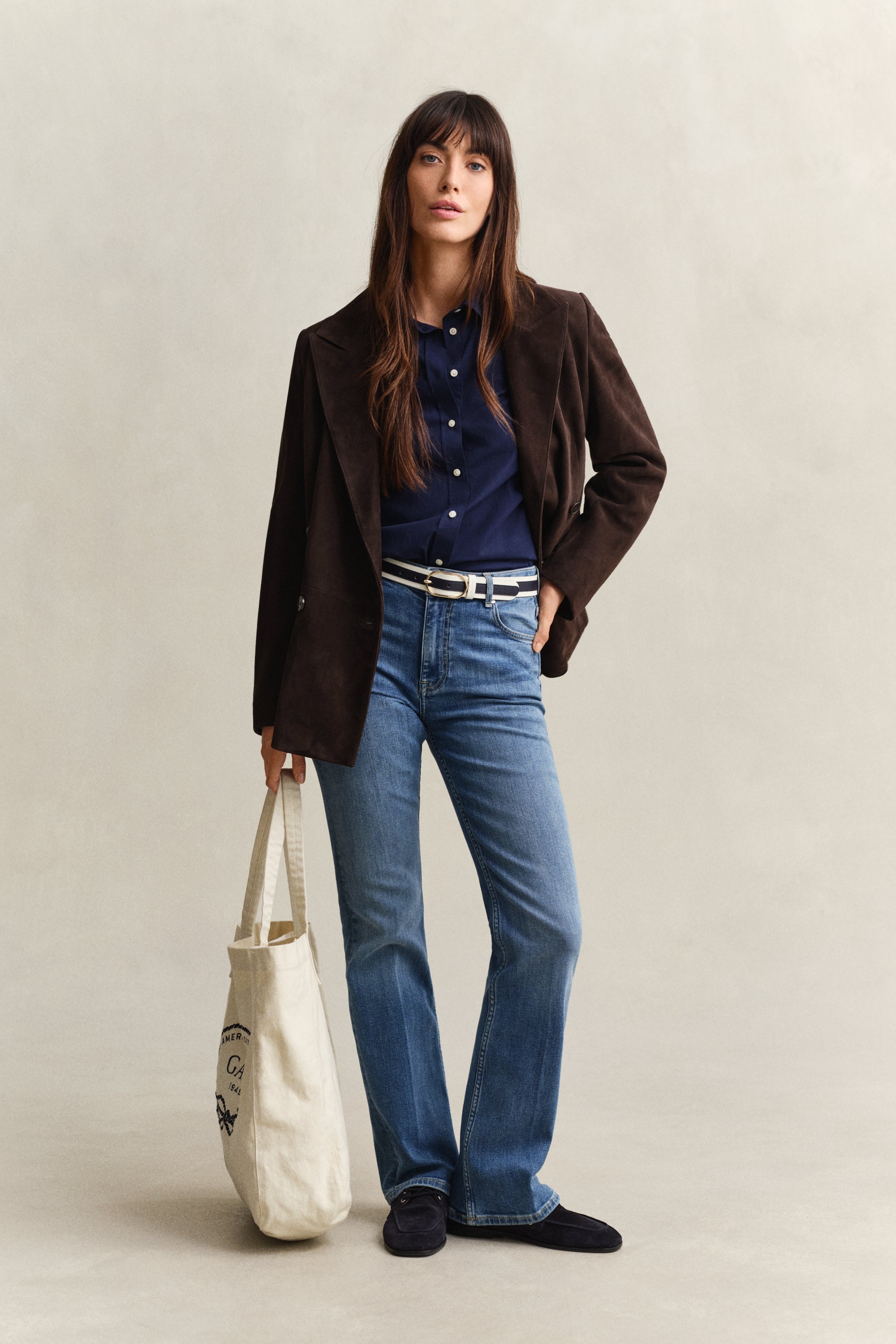 Πουκάμισο Poplin Σε Κανονική Γραμμή GANT