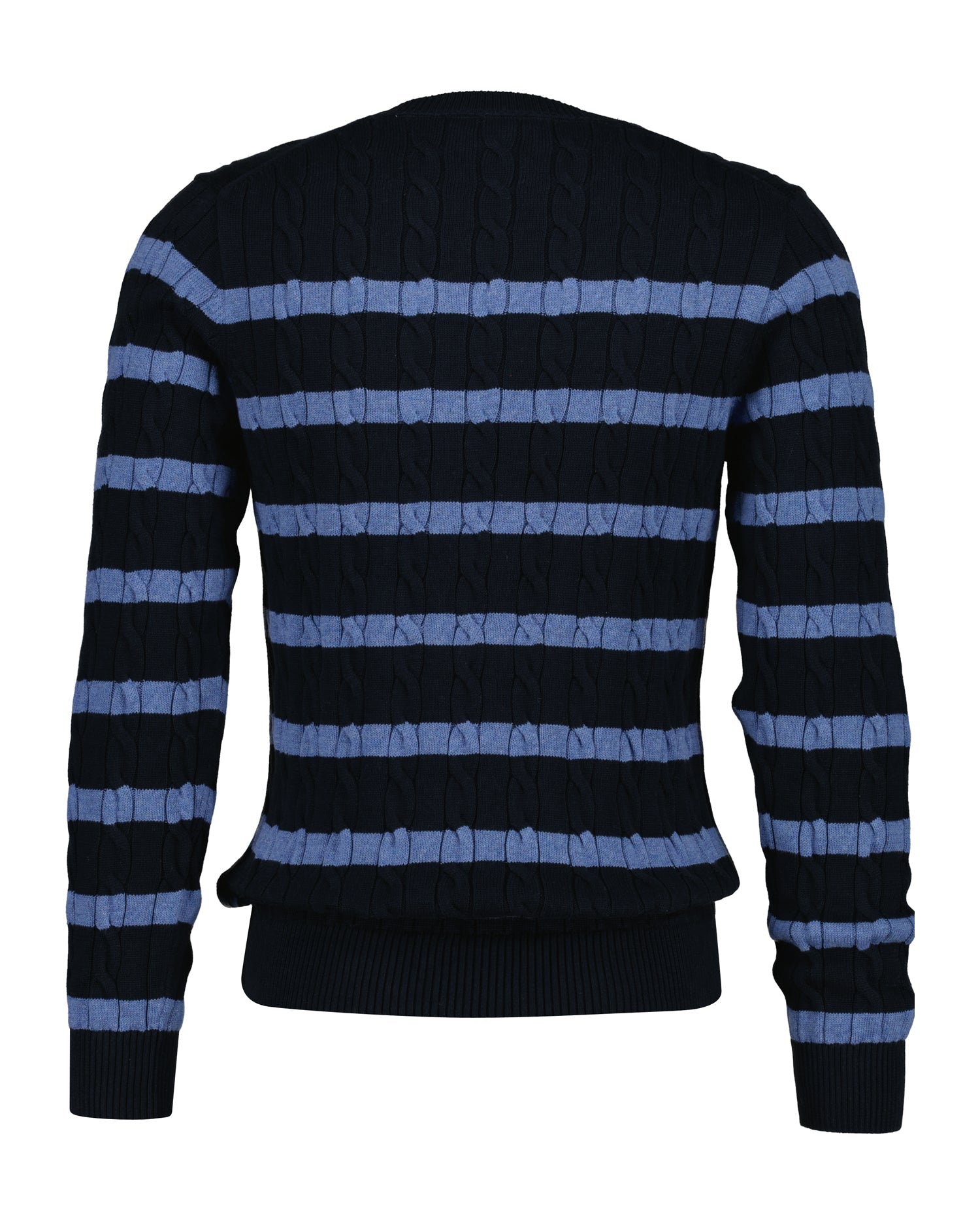 Ριγέ Πουλόβερ Mε Πλέξη Cable