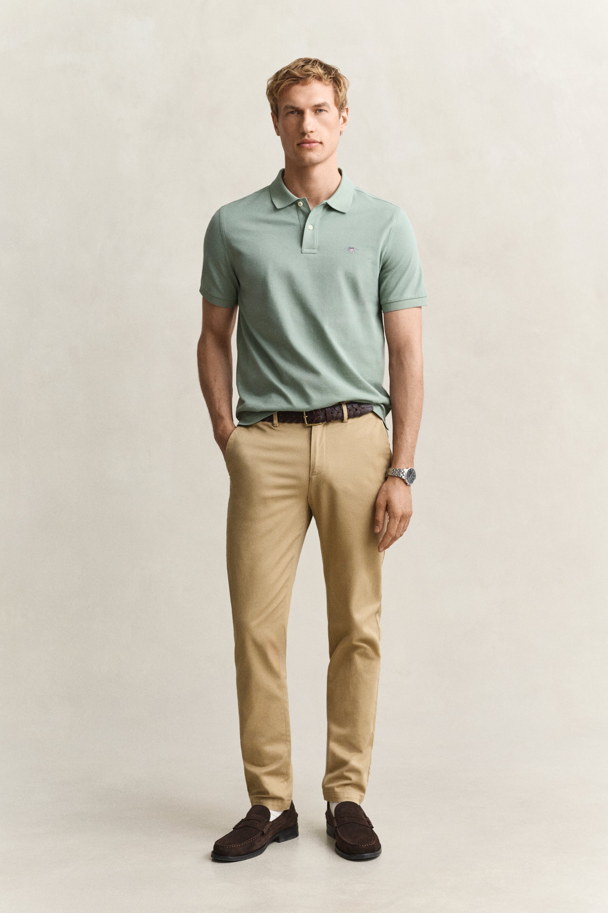Παντελόνι Smart Chinos Σε Στενή Γραμμή (L34)