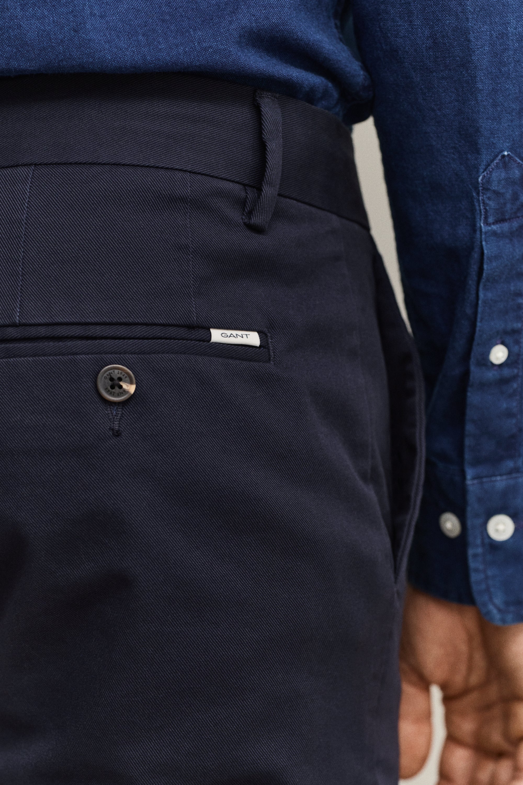 Παντελόνι Smart Chinos Σε Στενή Γραμμή (L34)