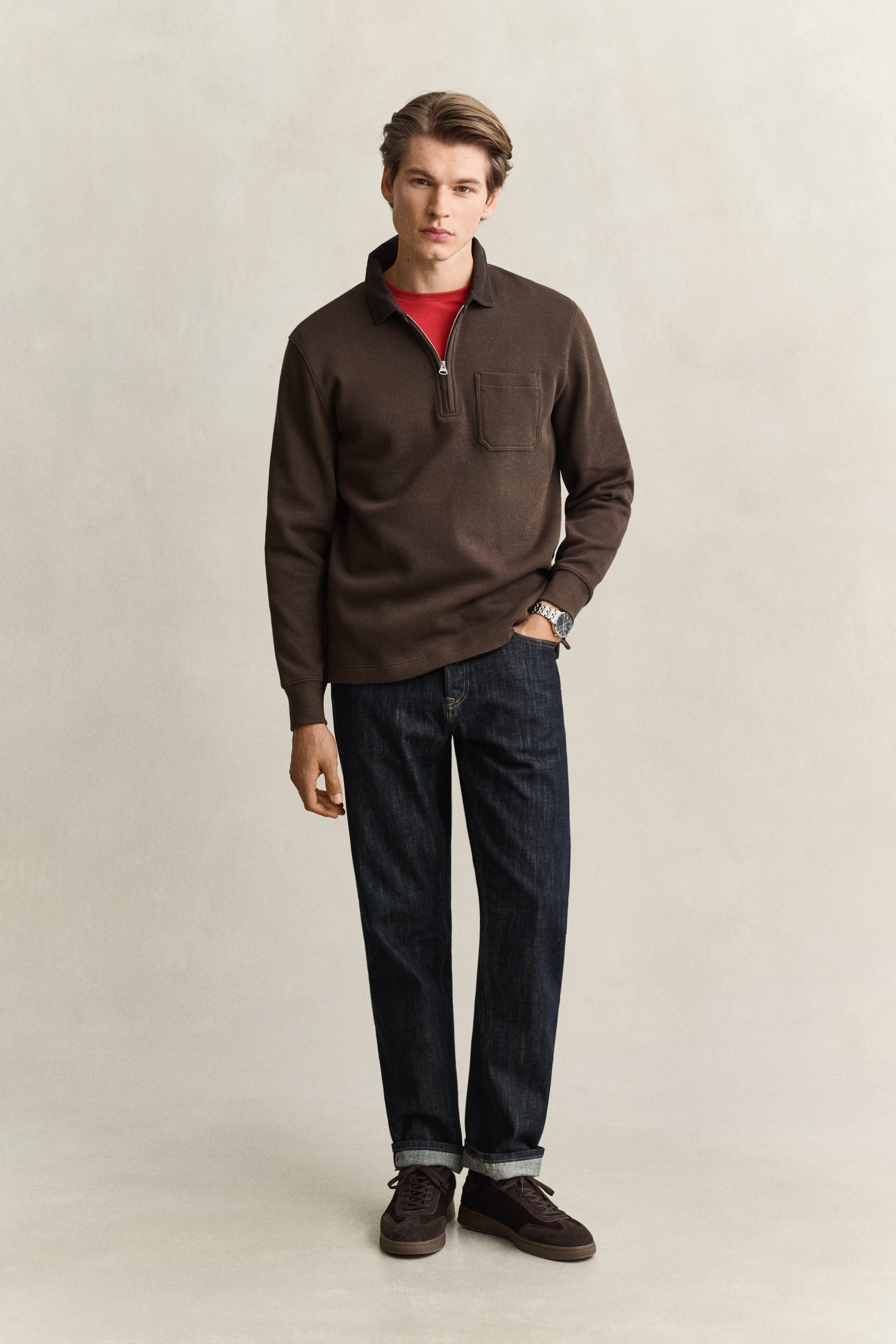 Μπλούζα Heavy Rugger Half Zip