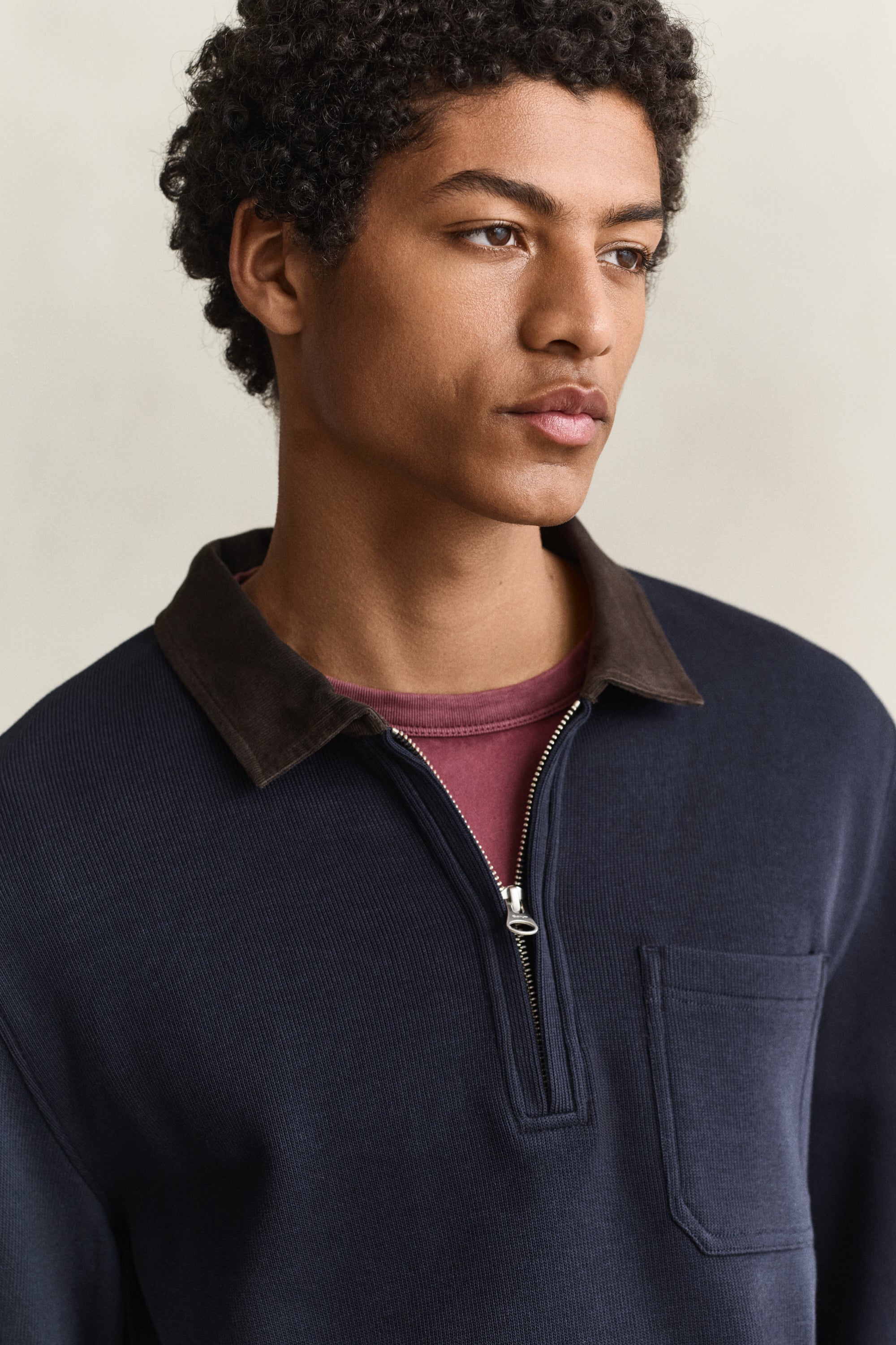 Μπλούζα Heavy Rugger Half Zip