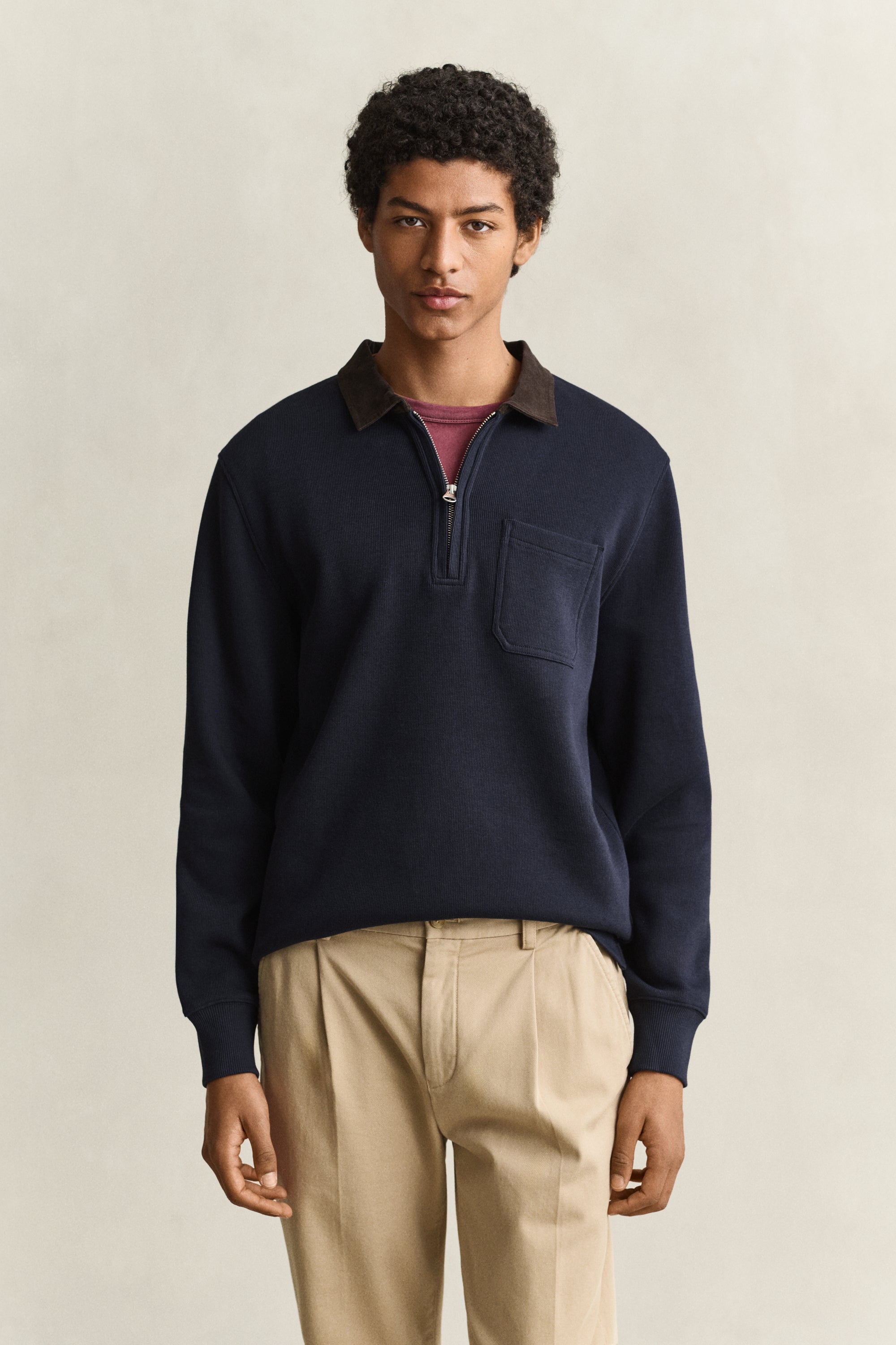 Μπλούζα Heavy Rugger Half Zip