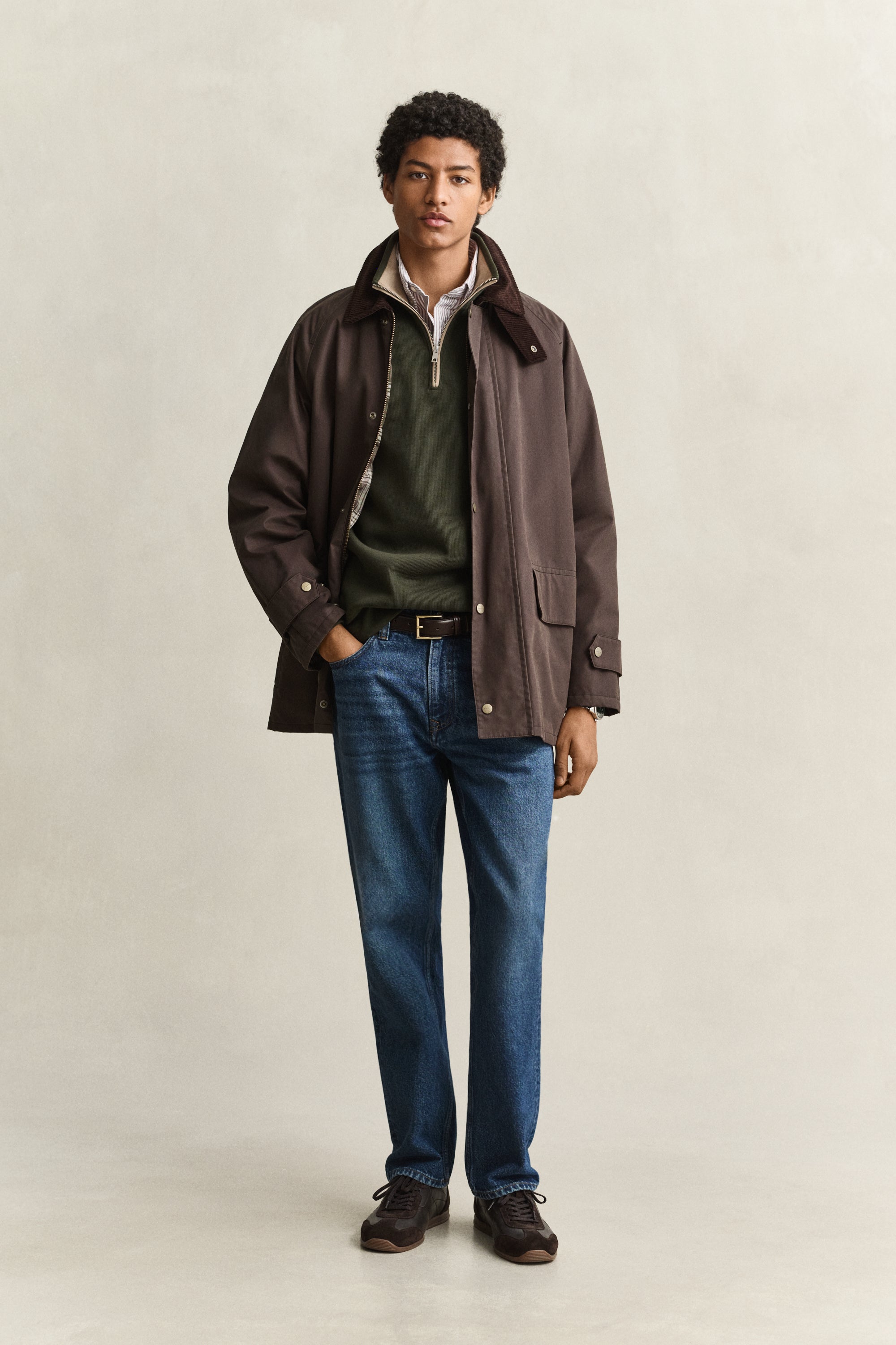 Φούτερ Ριμπ Half-Zip
