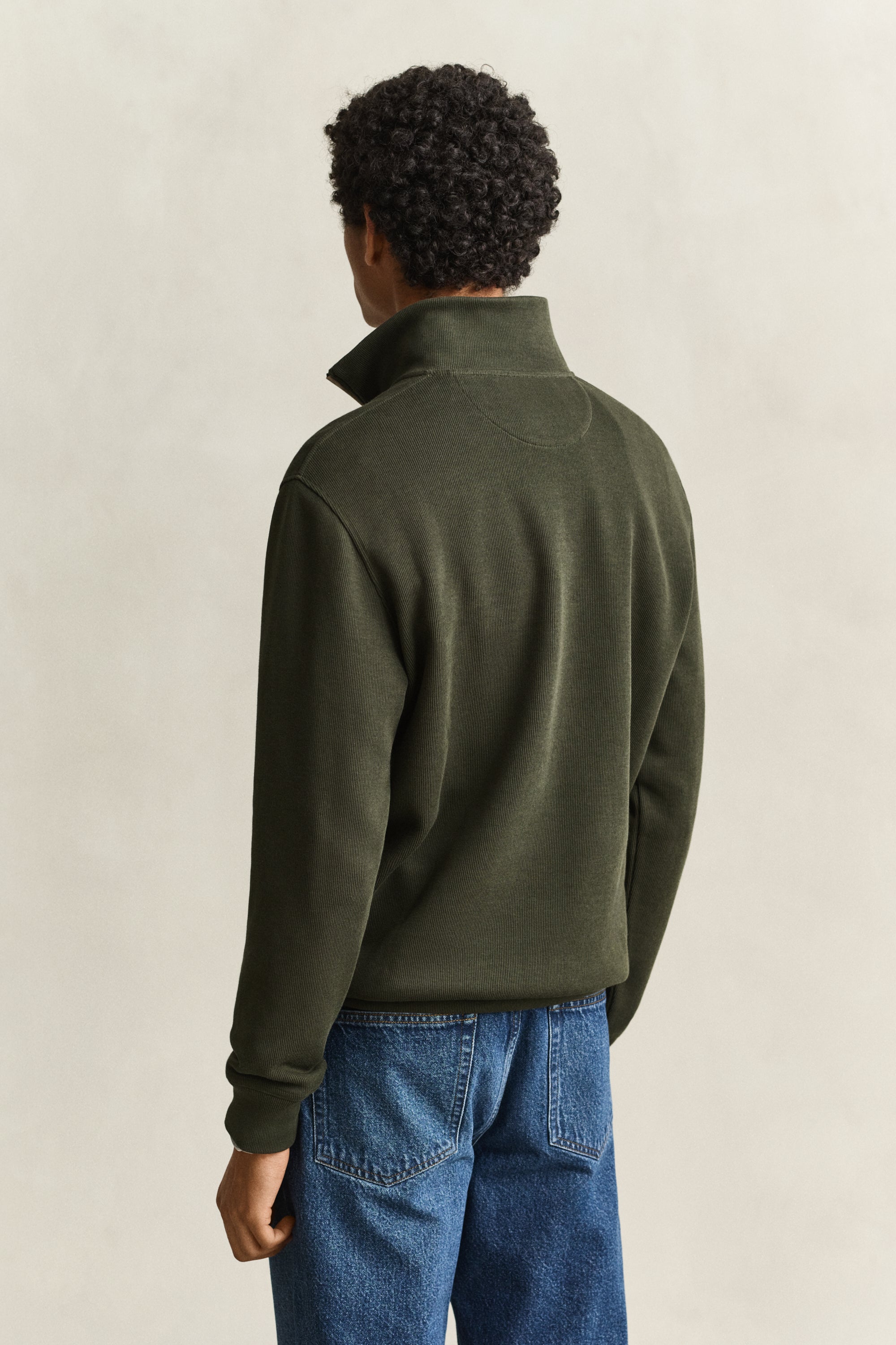 Φούτερ Ριμπ Half-Zip