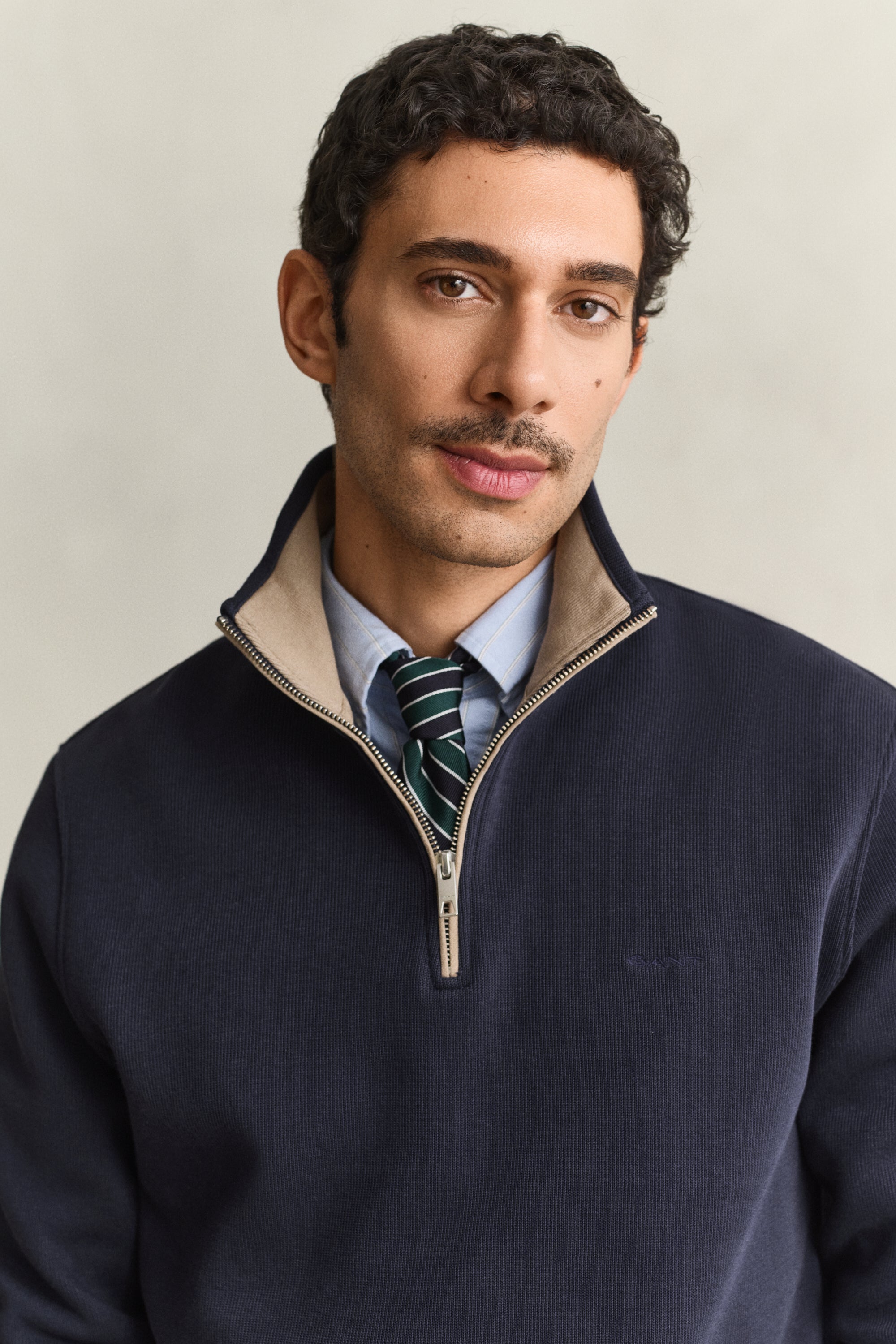 Φούτερ Ριμπ Half-Zip