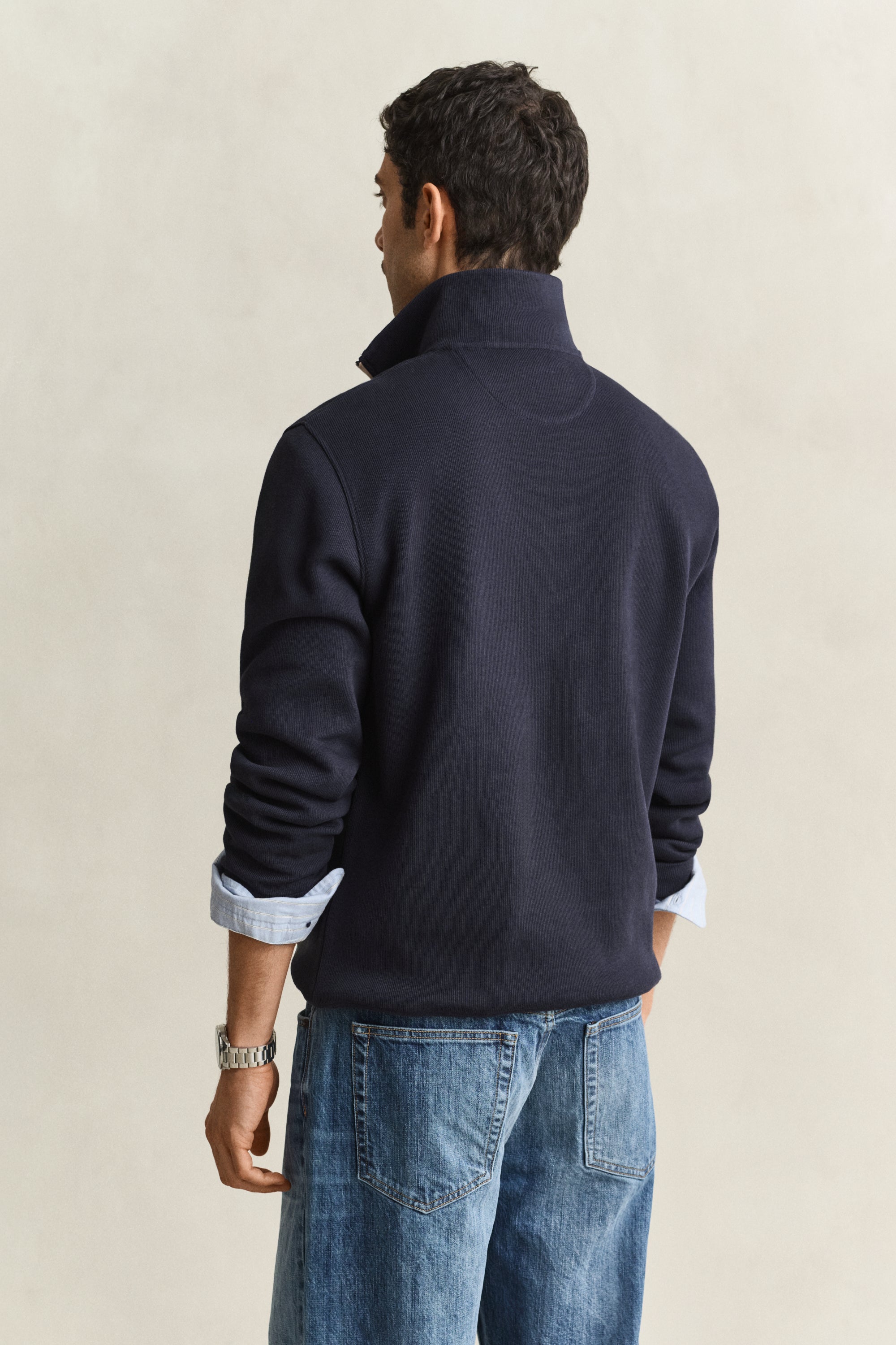 Φούτερ Ριμπ Half-Zip
