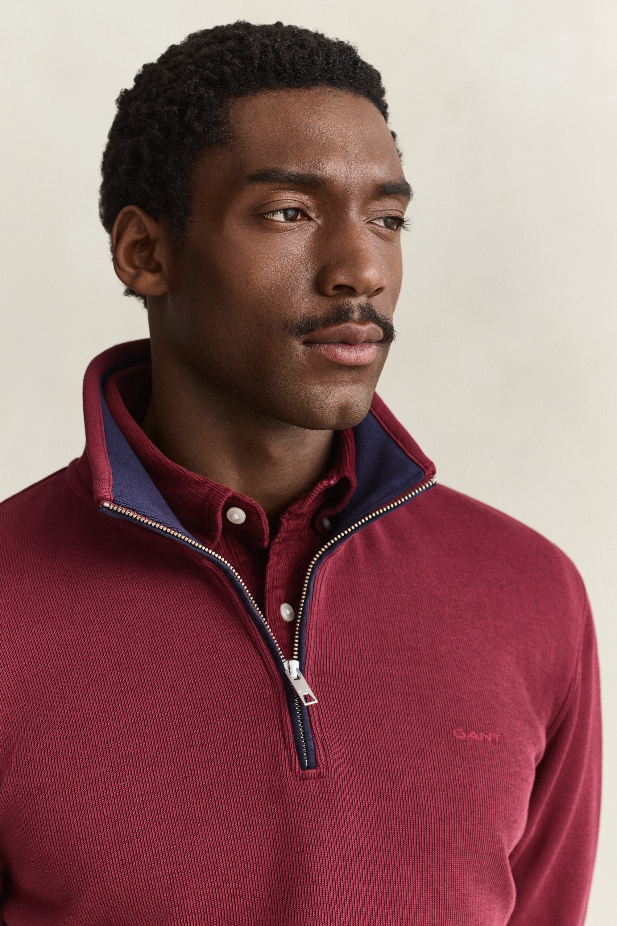 Φούτερ Ριμπ Half-Zip