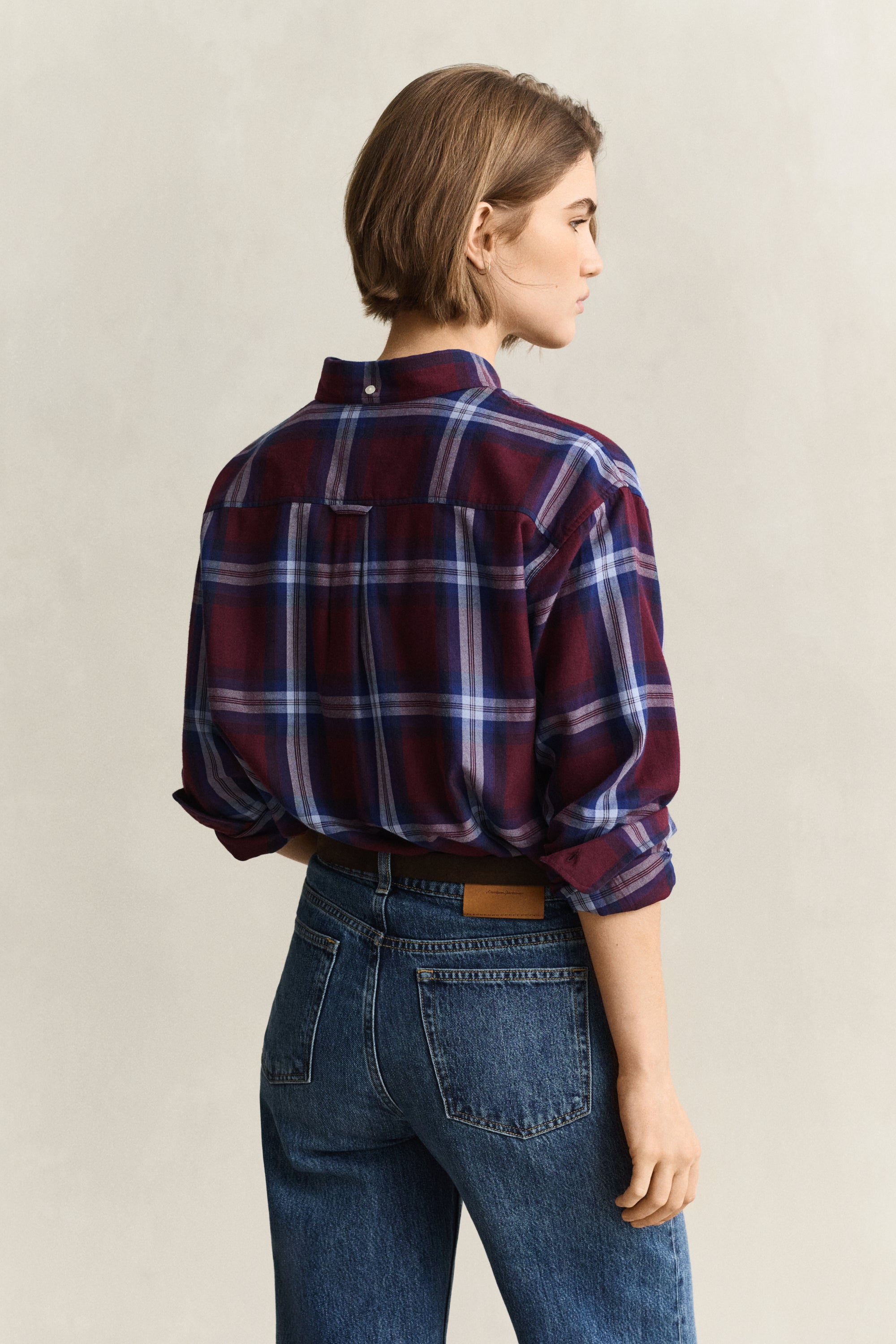 Πουκάμισο Καρό Flannel Σε Χαλαρή Γραμμή