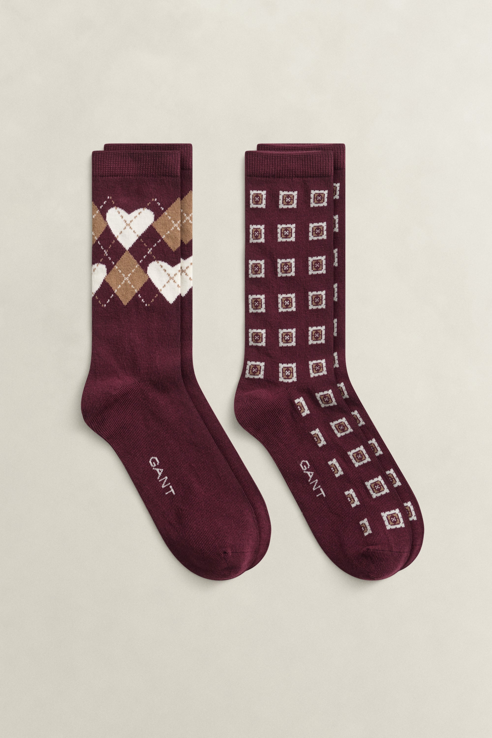 Σετ Δώρου Κάλτσες 2 Τεμαχίων Argyle Heart