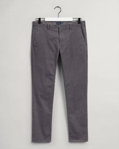 Chinos Παντελόνι Molsey Houndstooth Σε Extra Στενή Γραμμή (L34) (Outlet) GANT