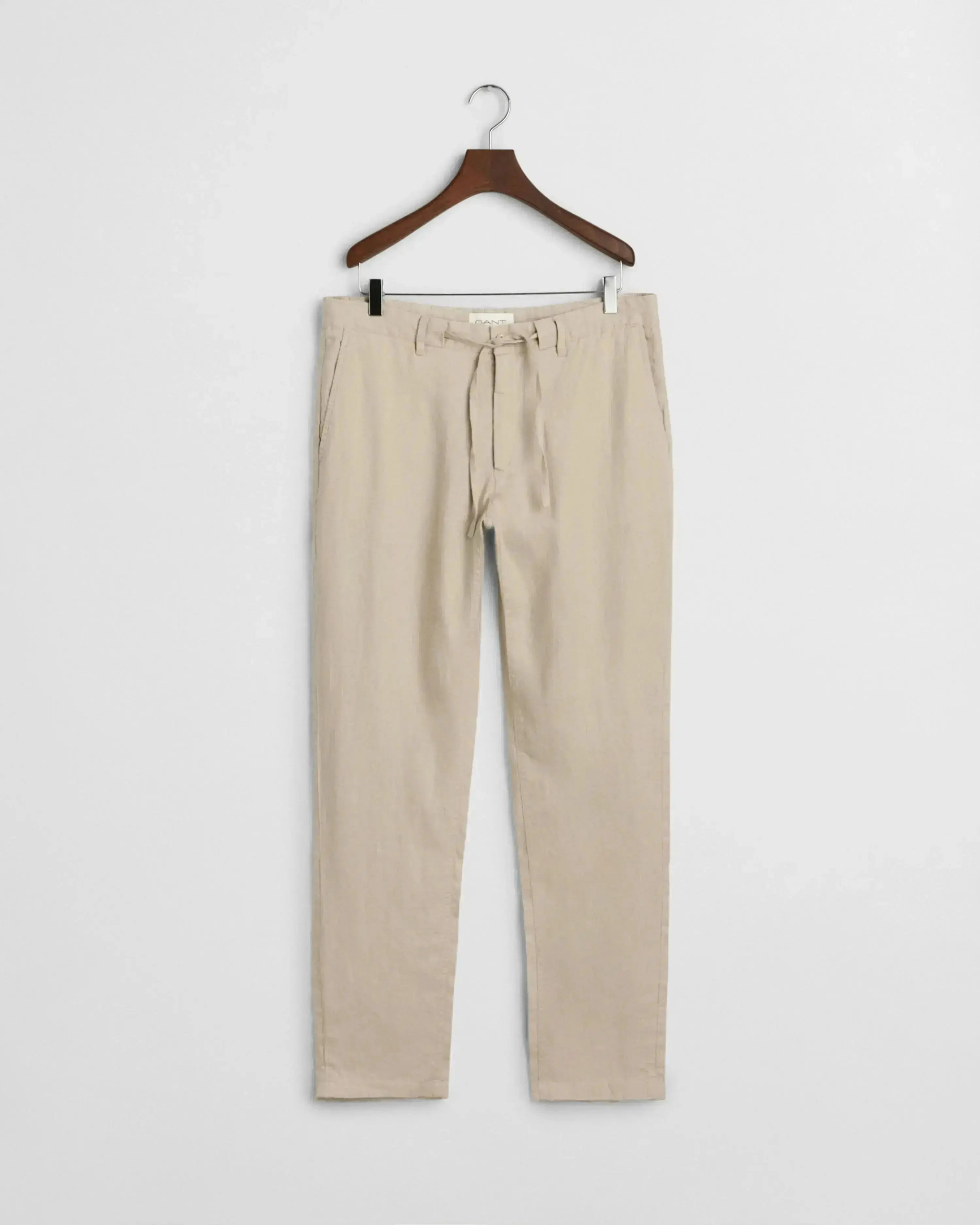 Λινό Παντελόνι Drawstring Σε Χαλαρή Γραμμή (Outlet)