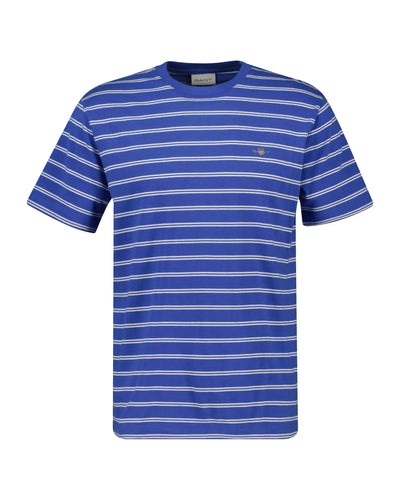 T-Shirt Ριγέ Με Λογότυπο Shield GANT