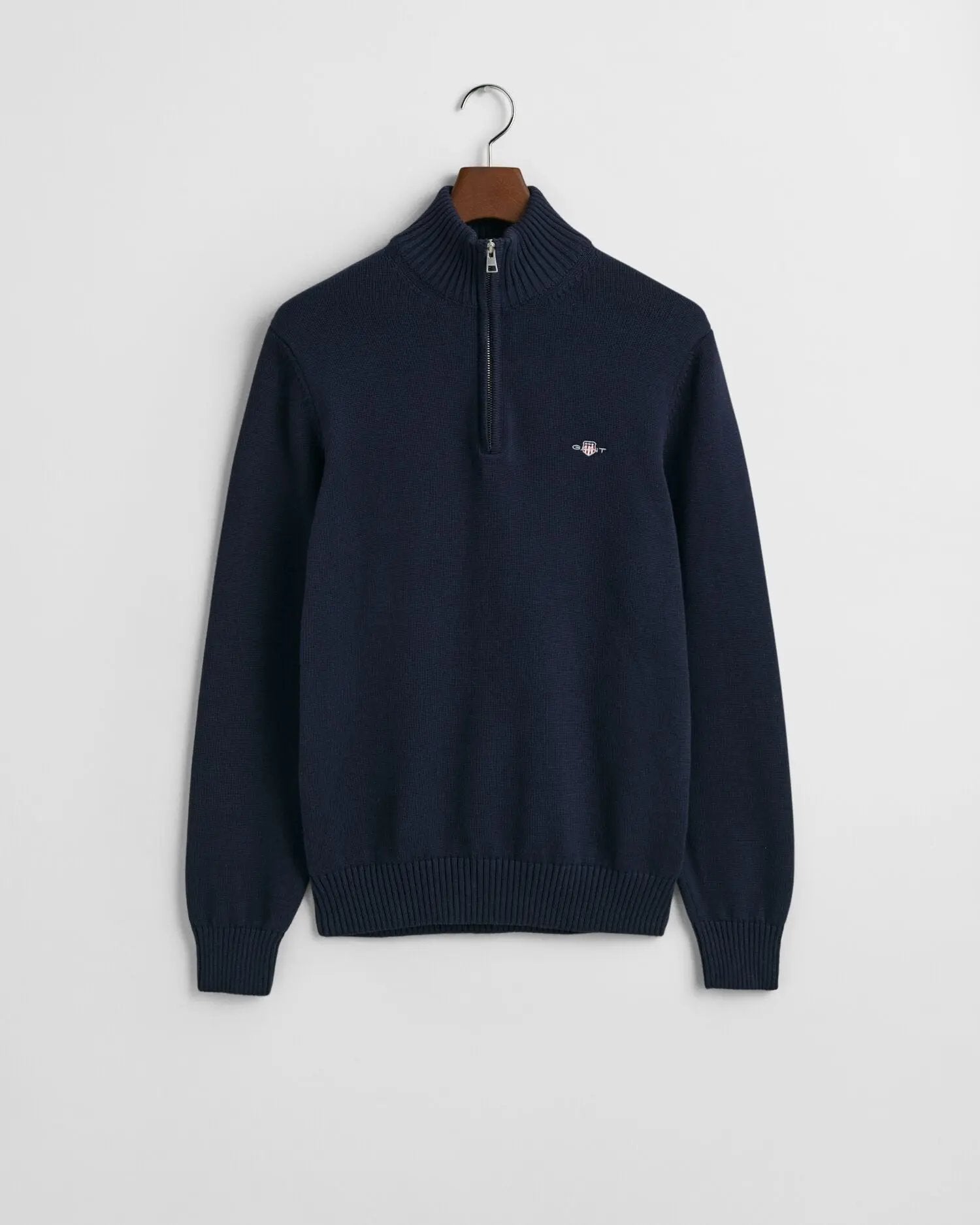Πουλόβερ Casual Βαμβακερό Half-Zip GANT