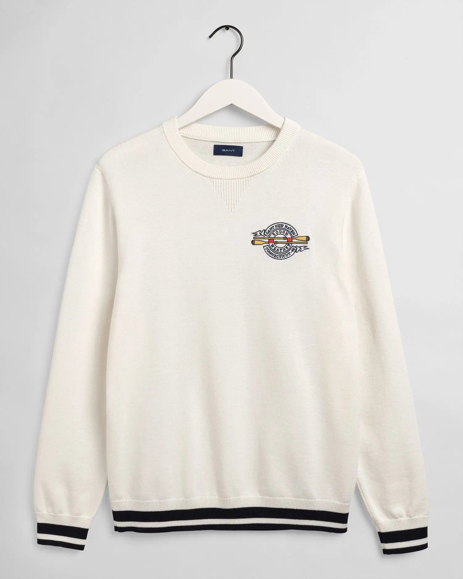 Πουλόβερ Rough Weather Crest Με Λαιμόκοψη (Outlet) GANT