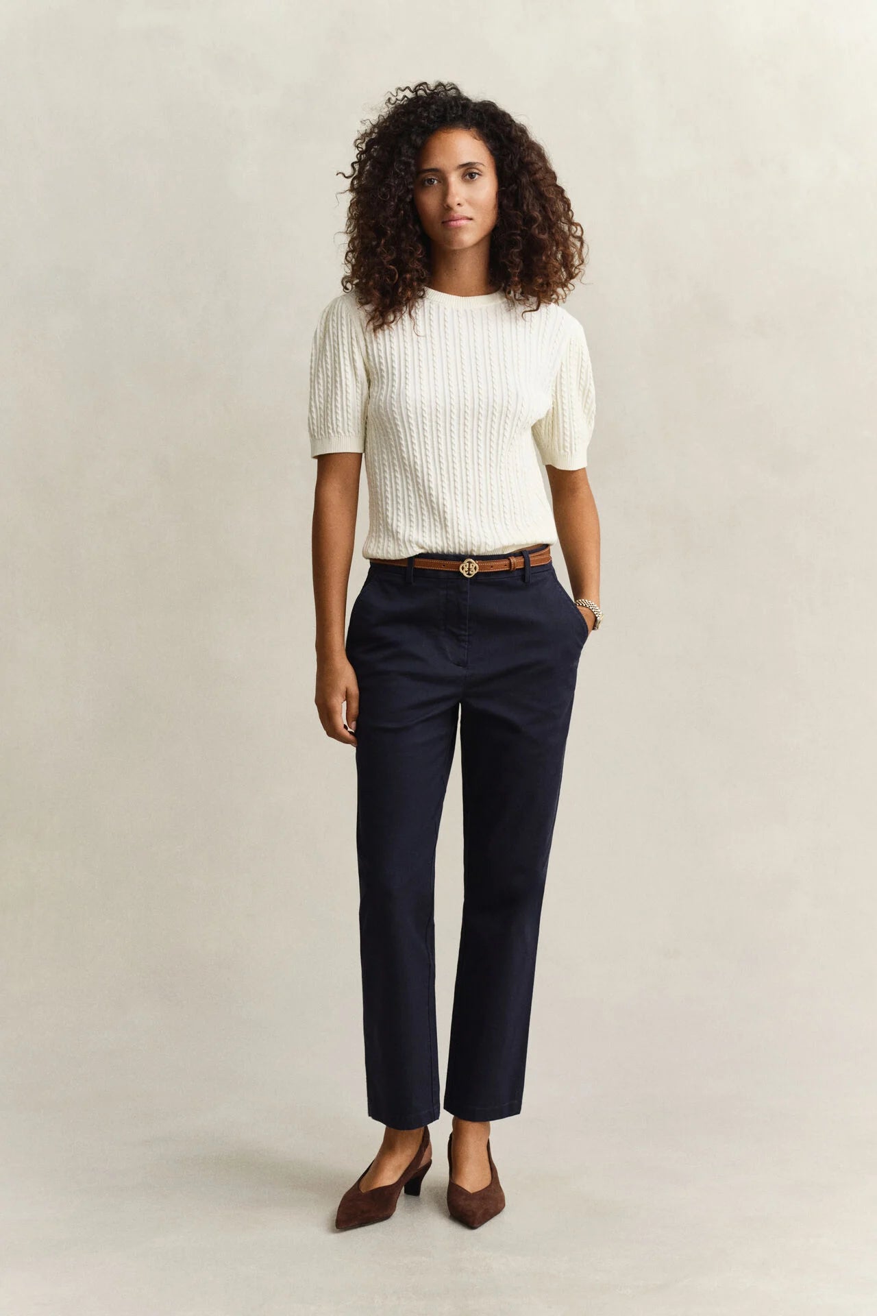 Παντελόνι Chinos Σε Στενή Γραμμή