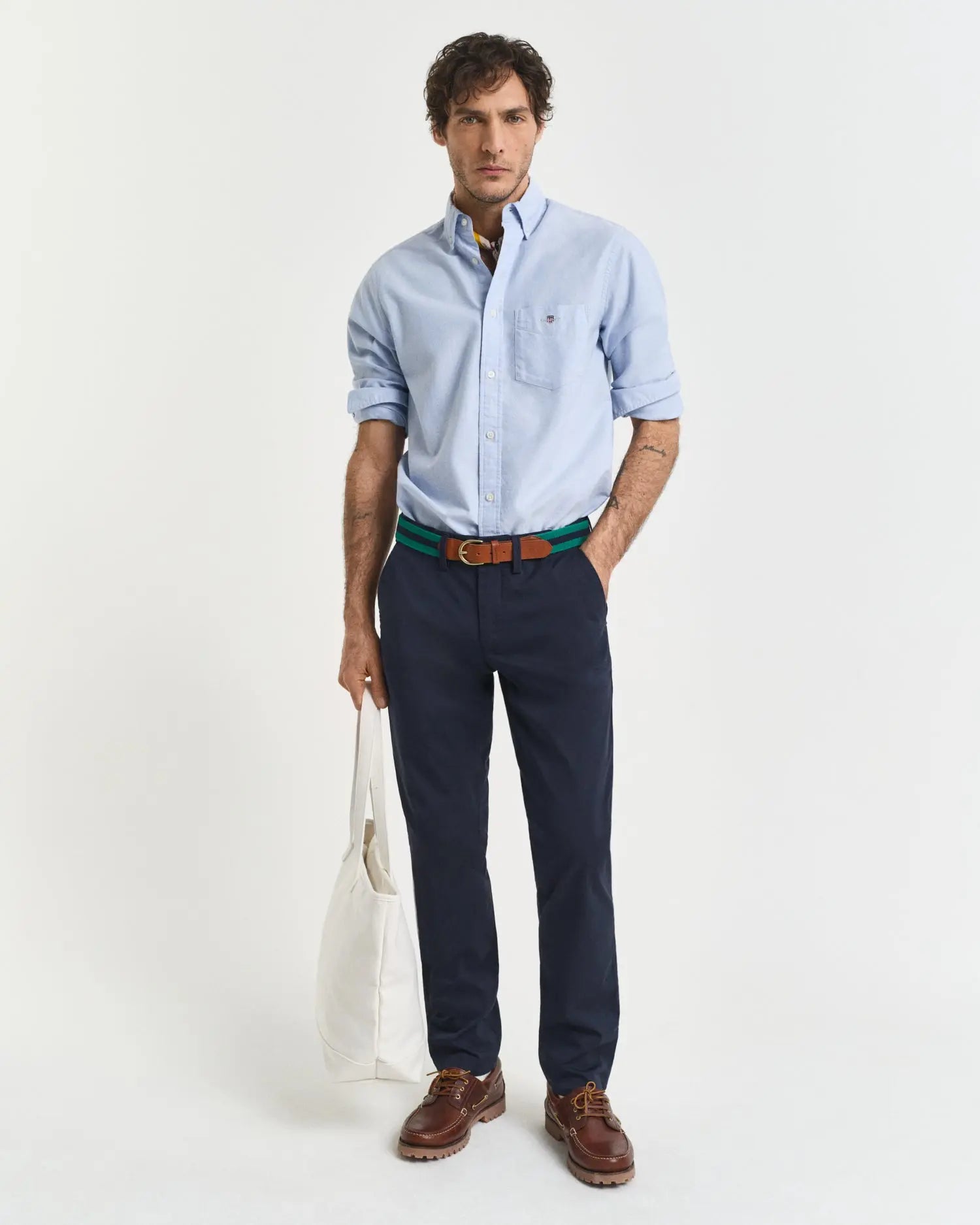 Παντελόνι Chinos Twill Σε Στενή Γραμμή (L34)