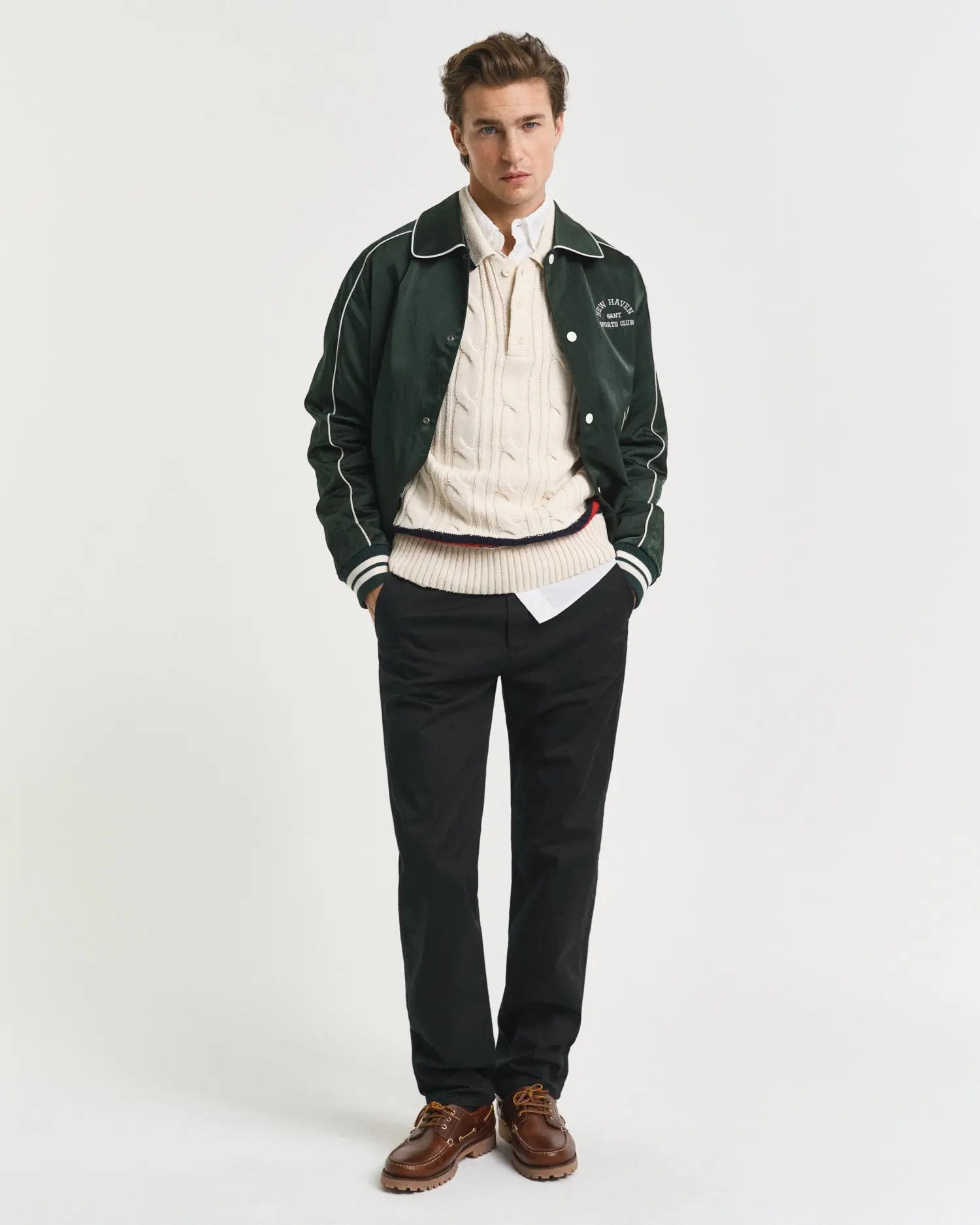 Παντελόνι Twill Chinos Σε Κανονική Γραμμή (L34) GANT