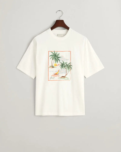 T-Shirt Με Μοτίβο Hawaiian (Outlet) GANT