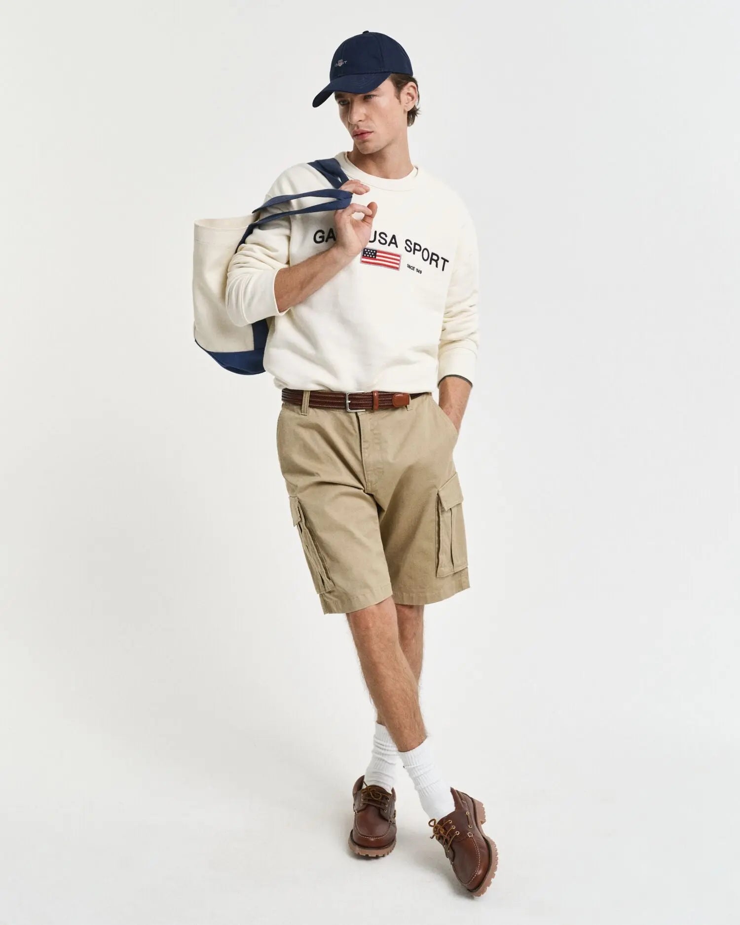 Σορτς Cargo Twill Σε Χαλαρή Γραμμή