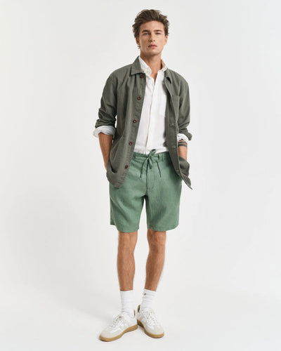 Σόρτς Λινό Drawstring Σε Χαλαρή Γραμμή GANT