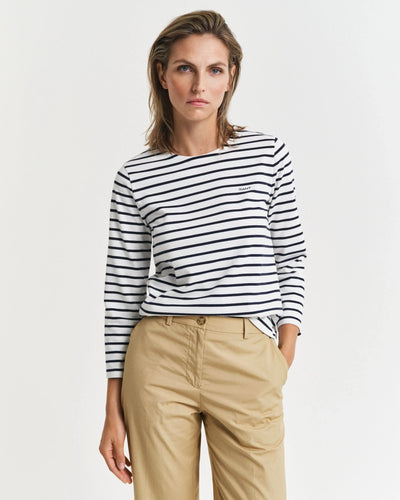 Μπλούζα 3/4 Μανίκι Ριγέ Breton GANT