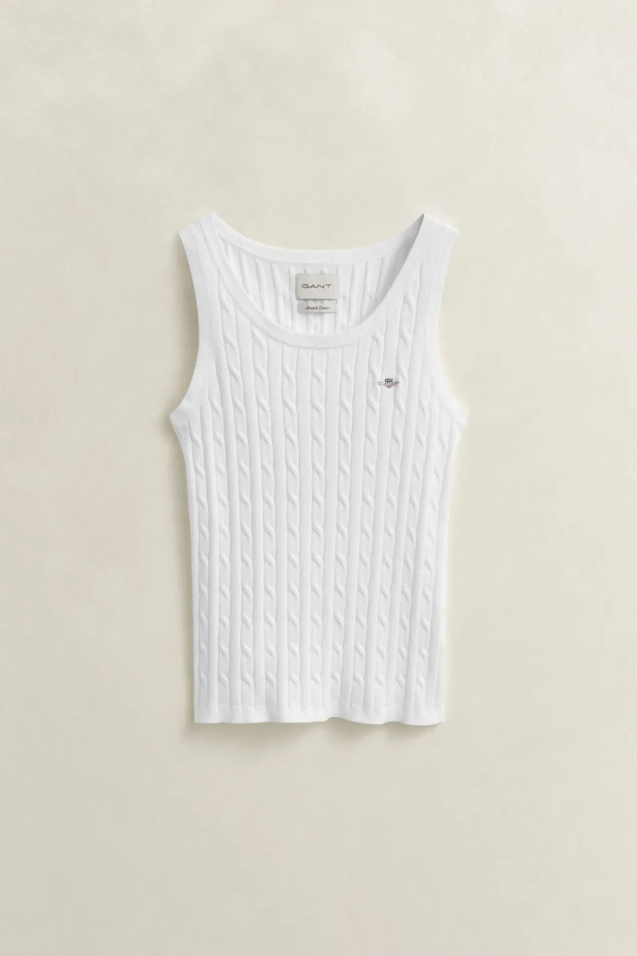 Αμάνικο Τοπ Με Πλέξη Cable GANT