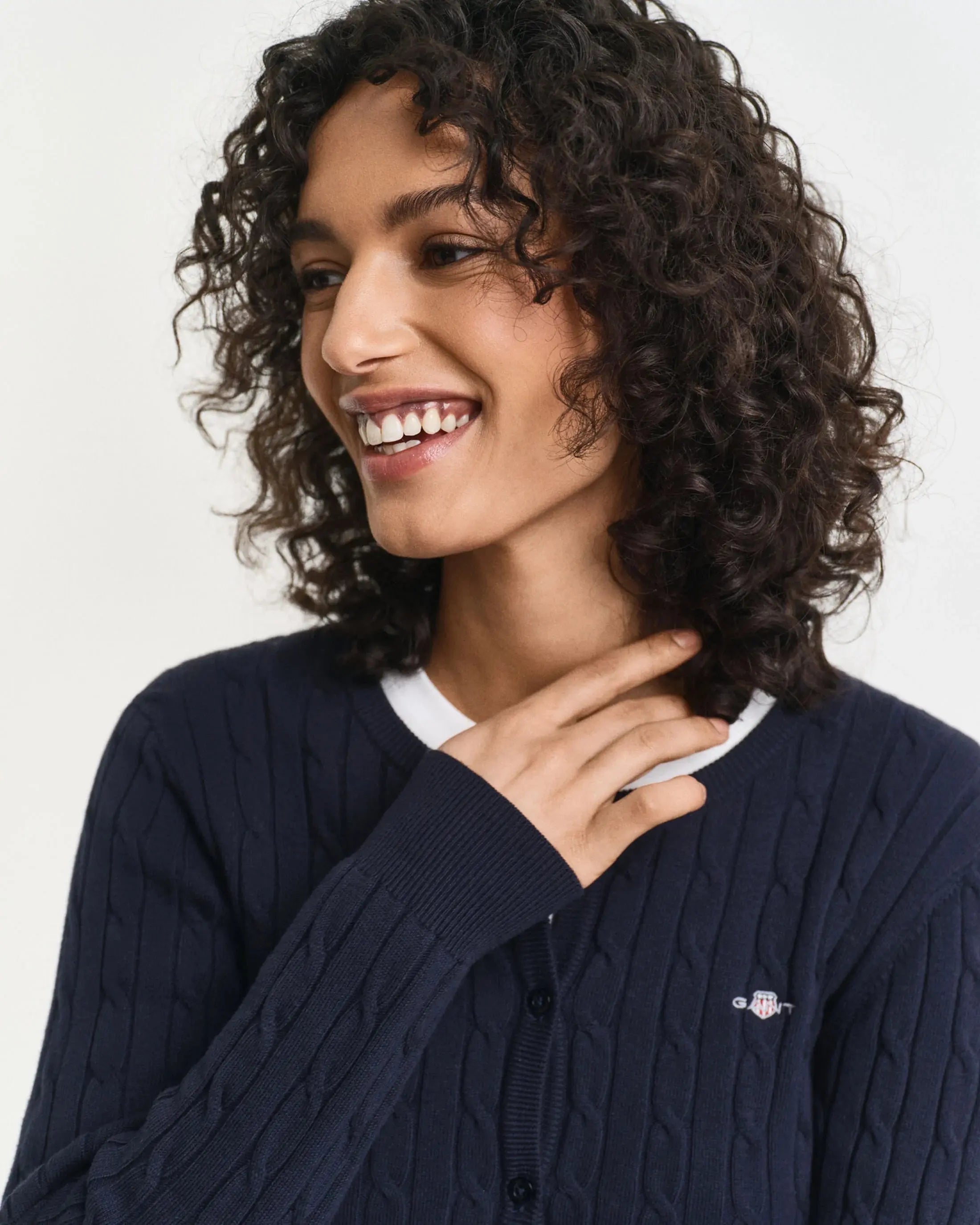 Βαμβακερή Ζακέτα Cable GANT