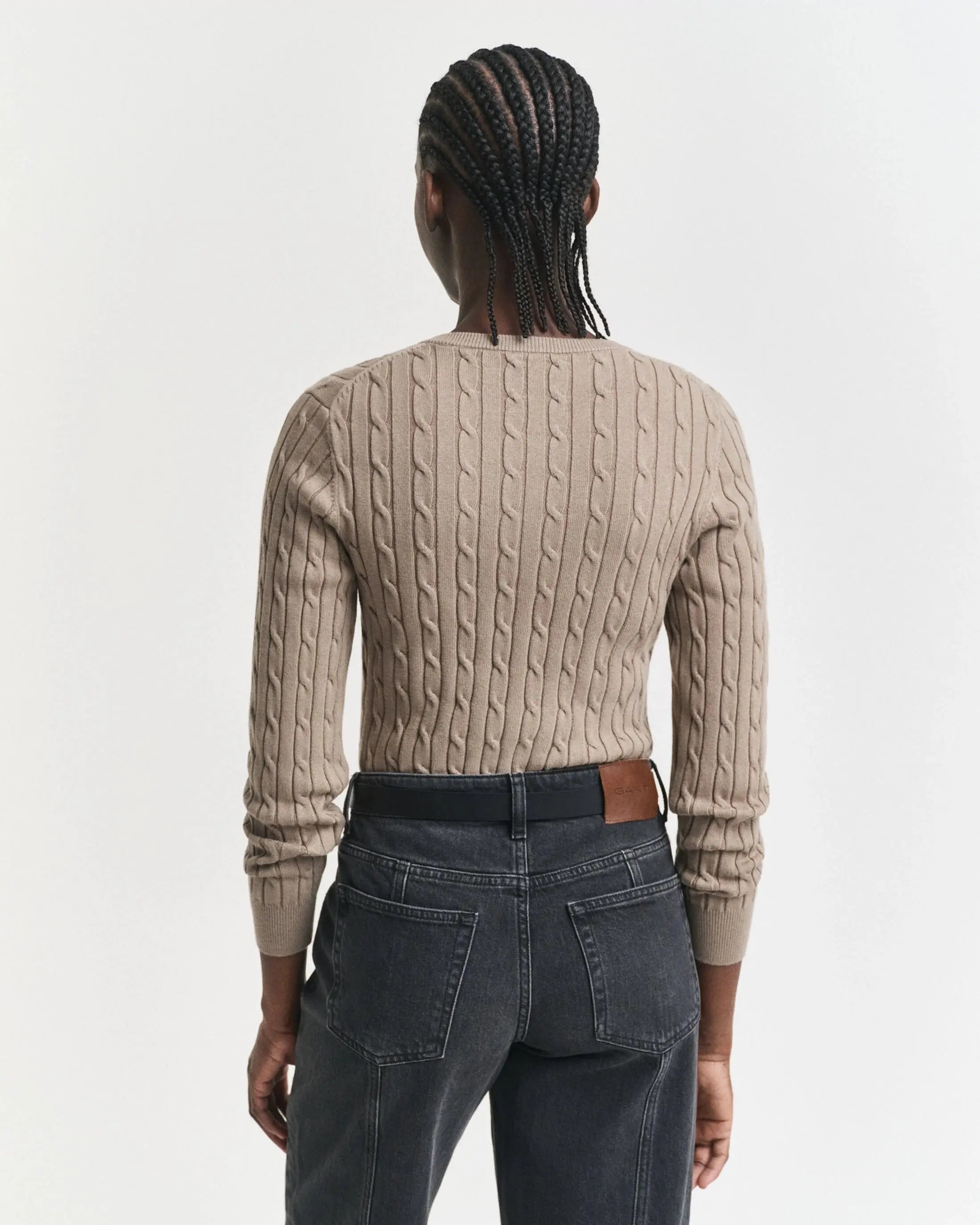 Βαμβακερή Ζακέτα Cable