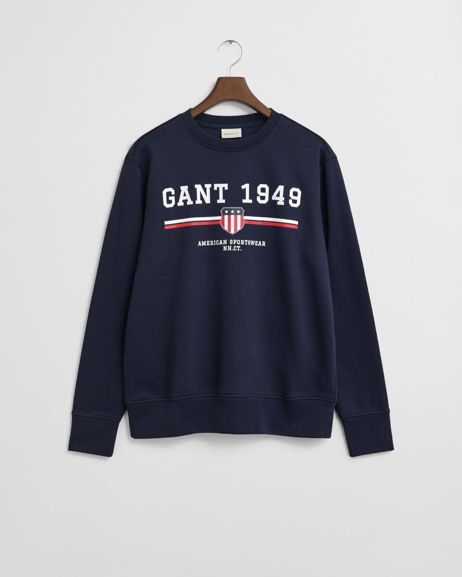 Βαμβακερό Φούτερ Mε Τυπωμένο Λογότυπο GANT