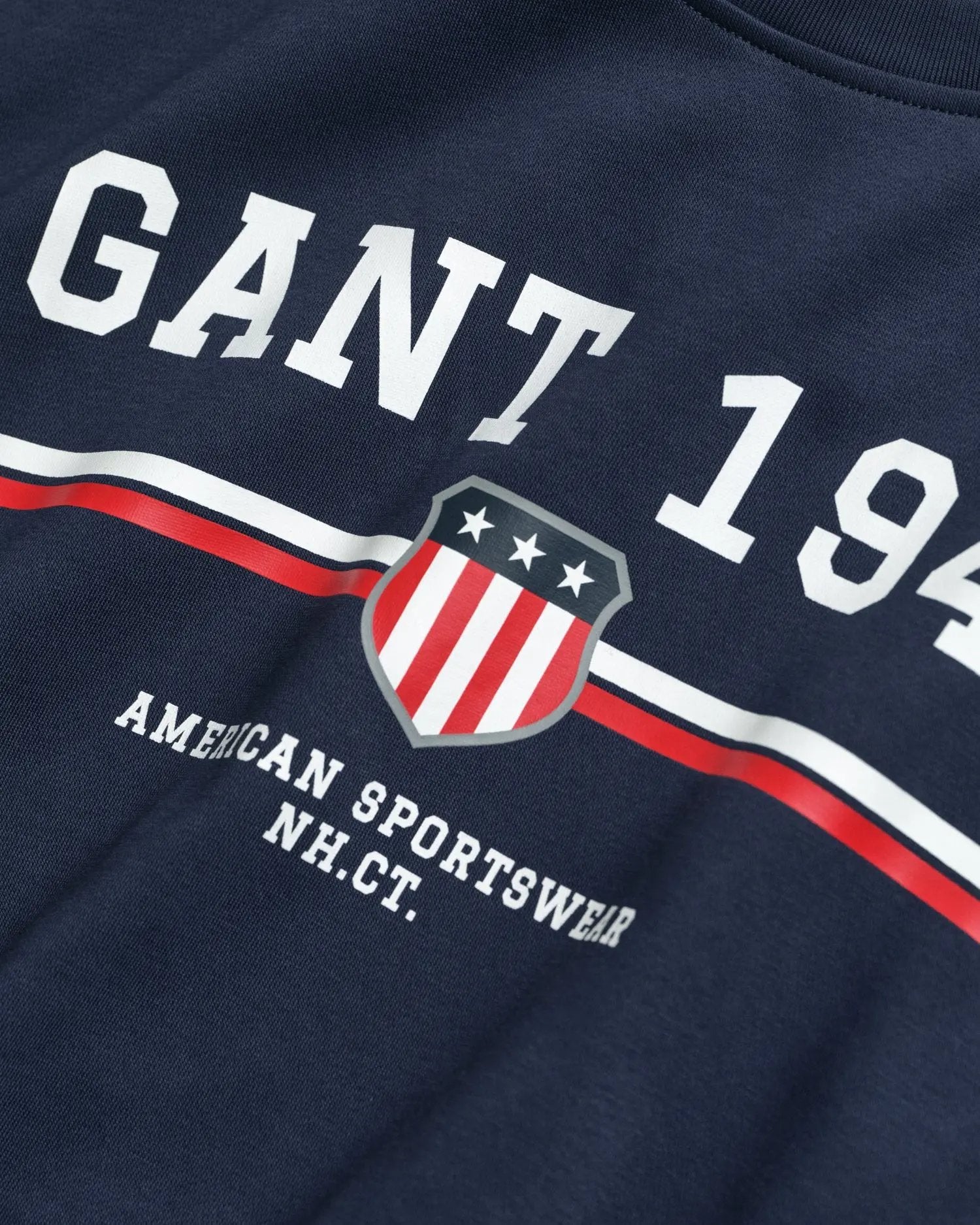 Βαμβακερό Φούτερ Mε Τυπωμένο Λογότυπο GANT