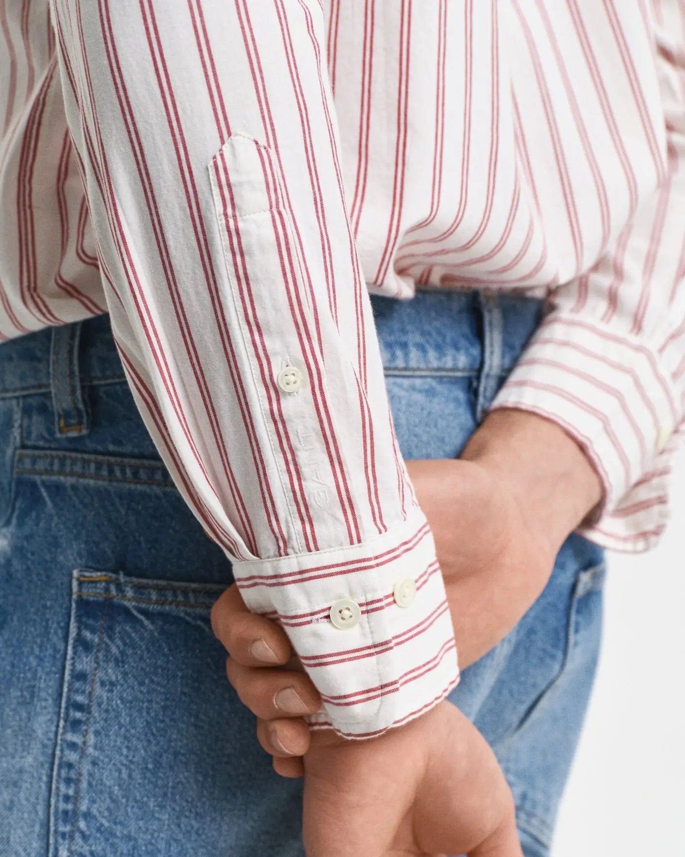 Βαμβακερό Πουκάμισο Με Yarn-Dyed Ρίγες GANT