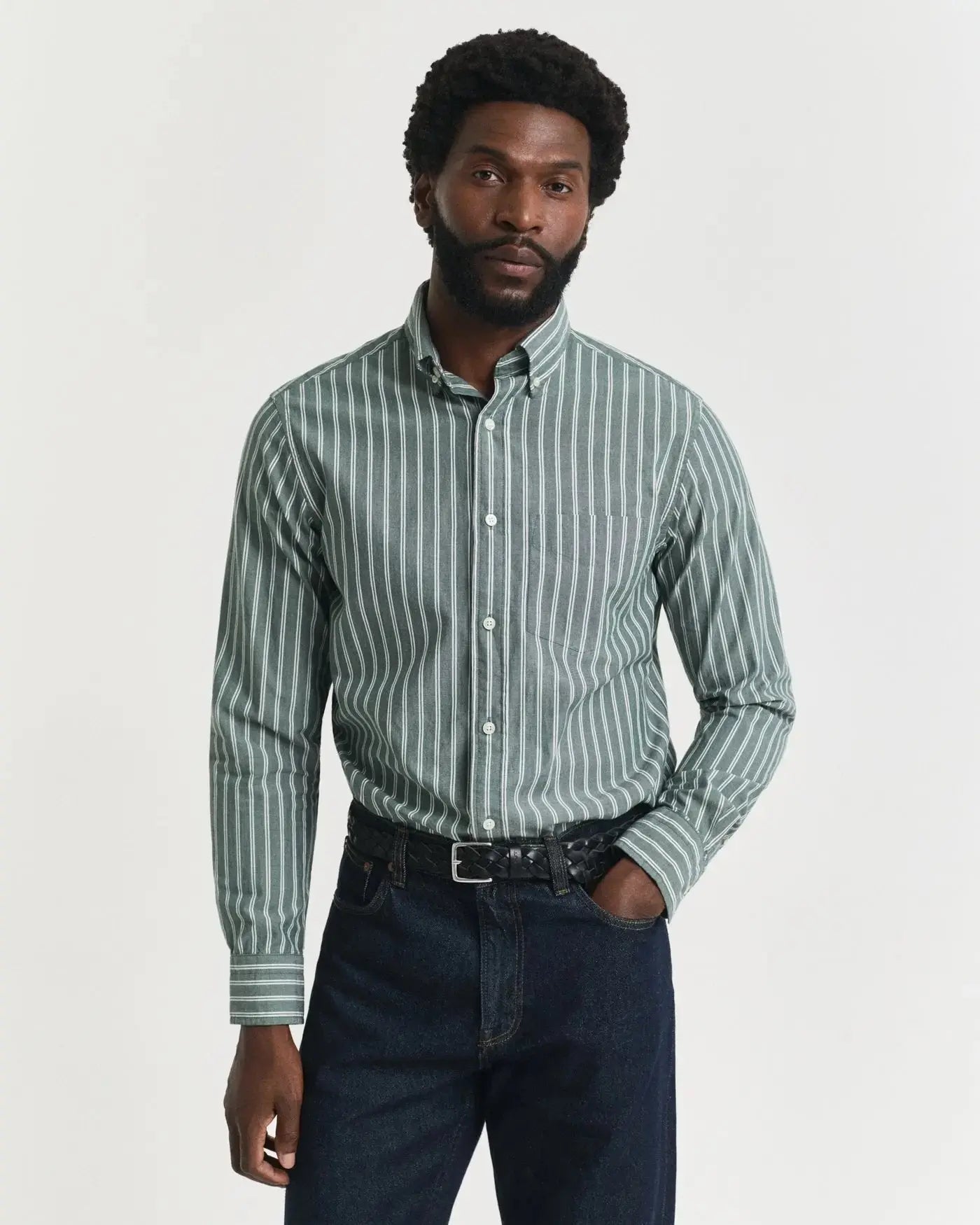 Βαμβακερό Πουκάμισο Με Yarn-Dyed Ρίγες GANT