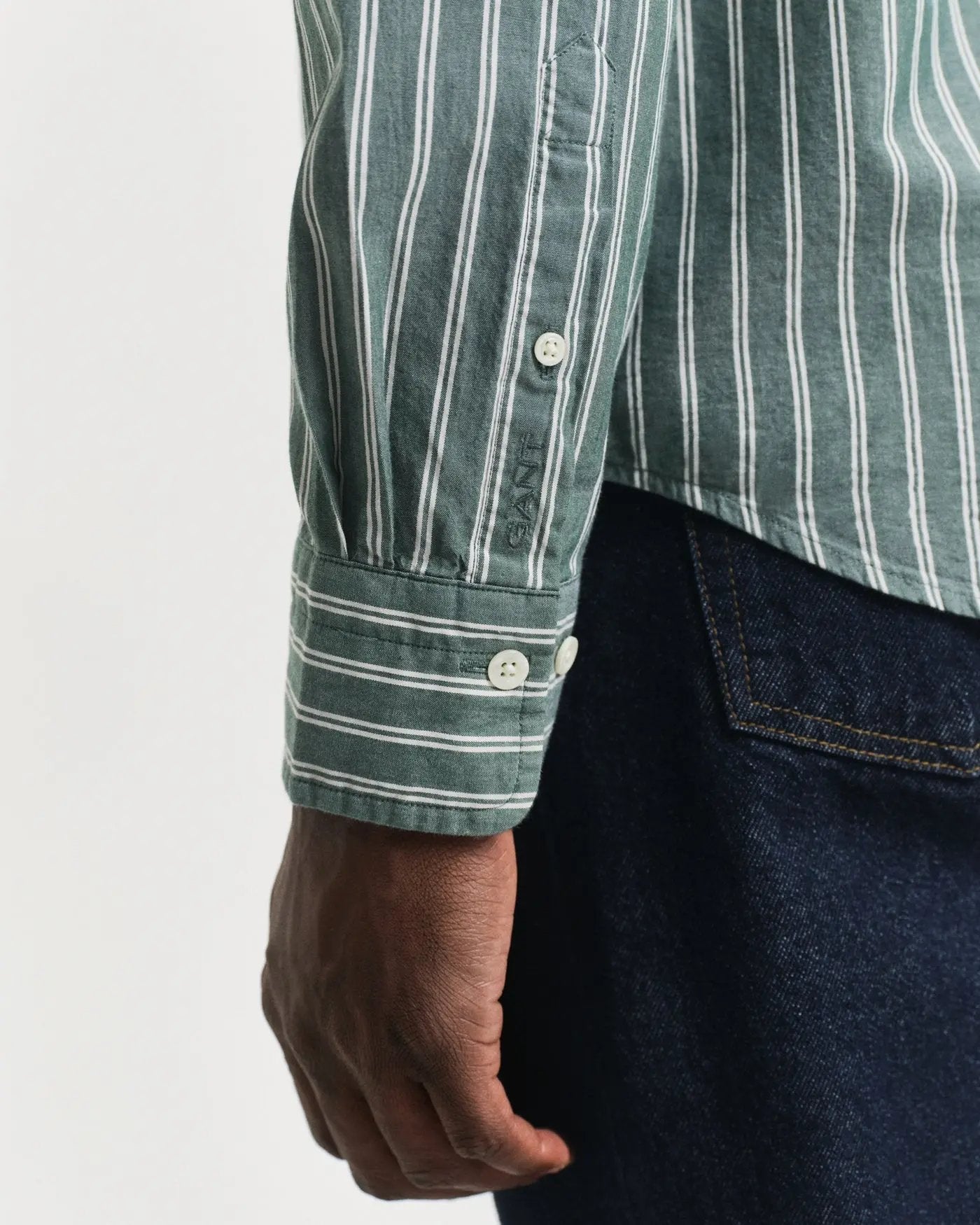 Βαμβακερό Πουκάμισο Με Yarn-Dyed Ρίγες GANT