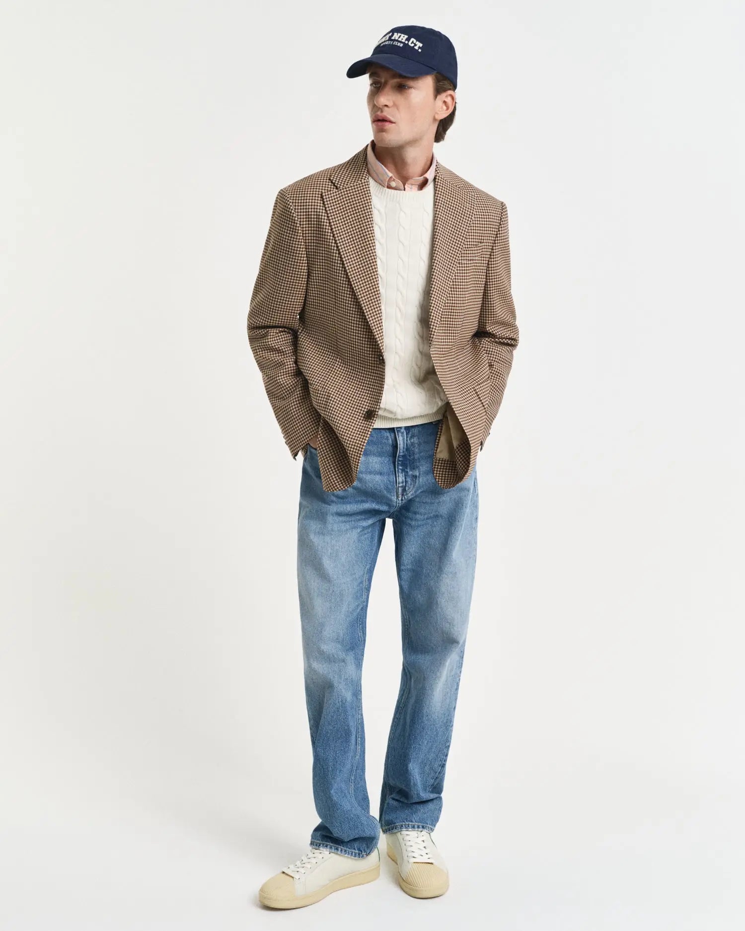 Βαμβακερό Πουλόβερ Cable Με Λαιμόκοψη GANT