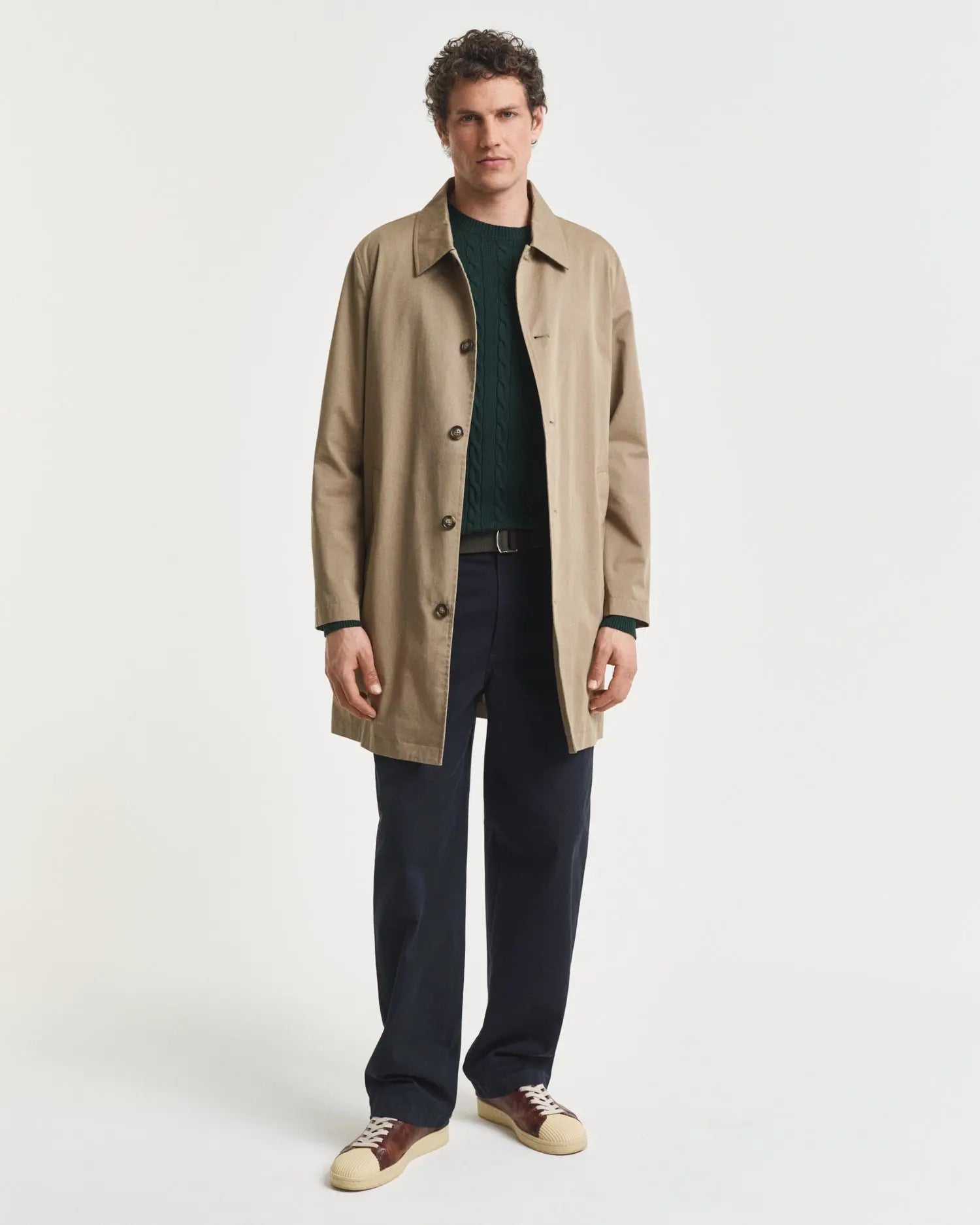 Βαμβακερό Πουλόβερ Cable Με Λαιμόκοψη GANT