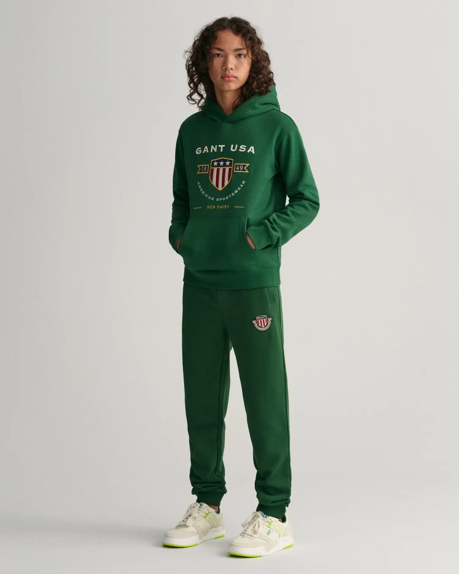 Φούτερ Με Κουκούλα Banner Shield Για Έφηβους (Outlet) GANT