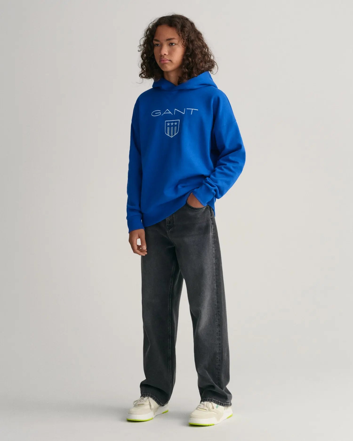 Φούτερ Με Κουκούλα Contrast Shield Hoodie Για Έφηβους (Outlet) GANT