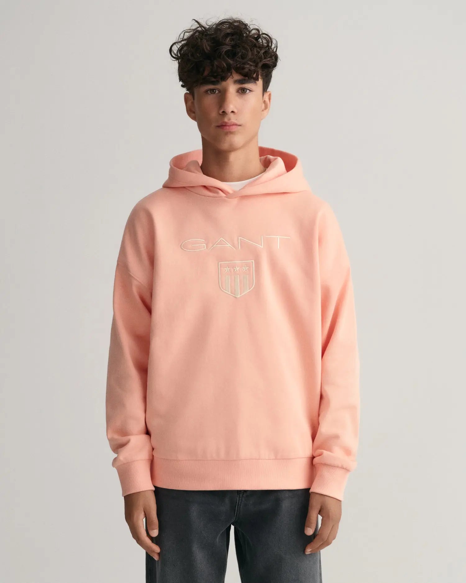 Φούτερ Με Κουκούλα Contrast Shield Hoodie Για Έφηβους (Outlet) GANT