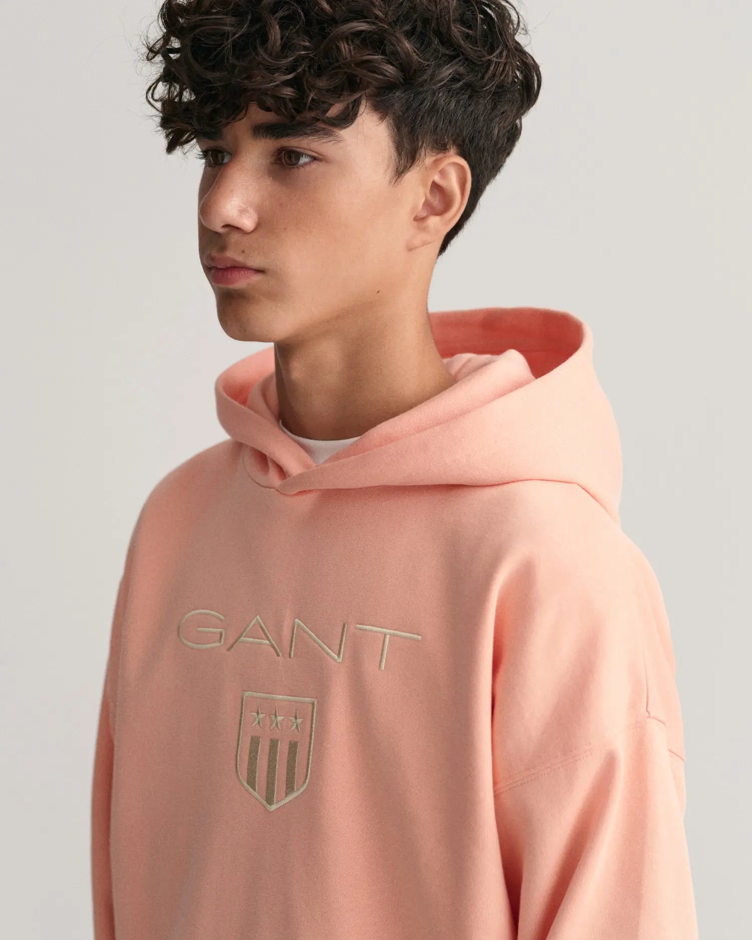 Φούτερ Με Κουκούλα Contrast Shield Hoodie Για Έφηβους (Outlet) GANT
