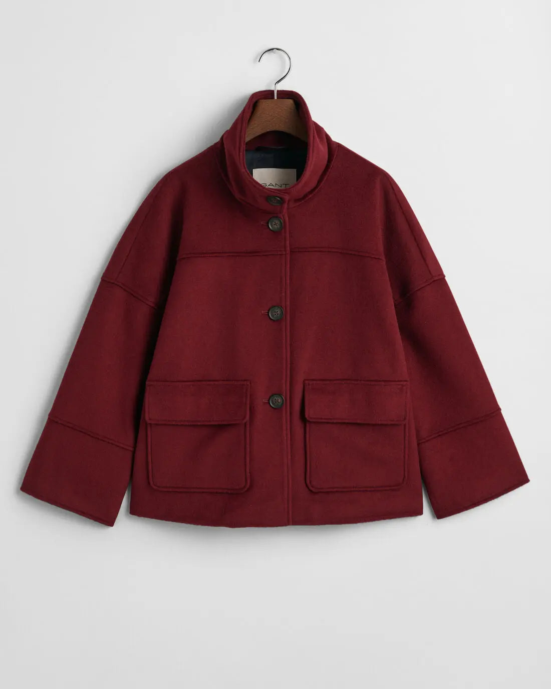 Μπουφάν Μάλλινο Cropped (Outlet)