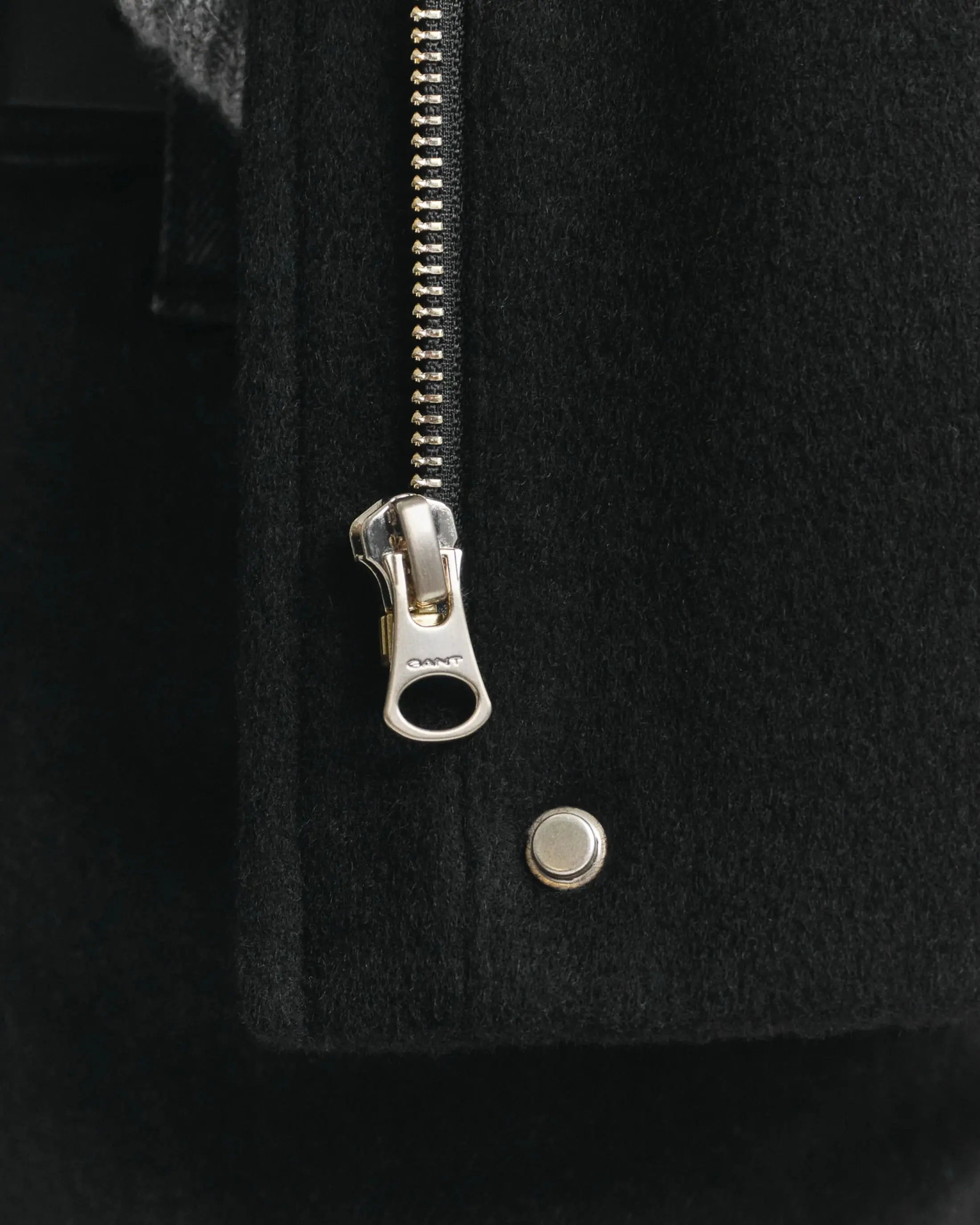 Cropped Μάλλινο Μπουφάν Mε Φερμουάρ GANT