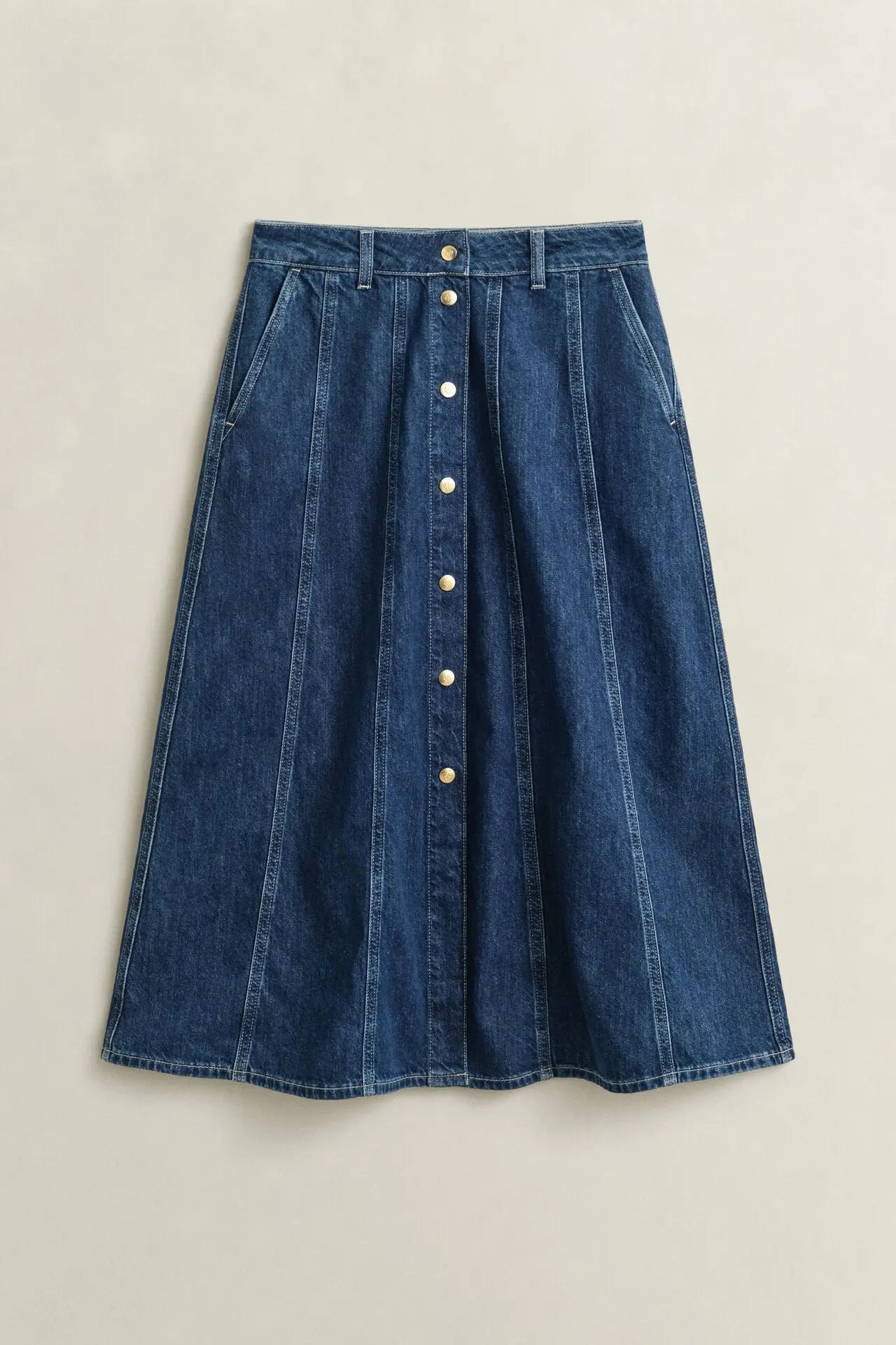 Denim Flared Φούστα GANT