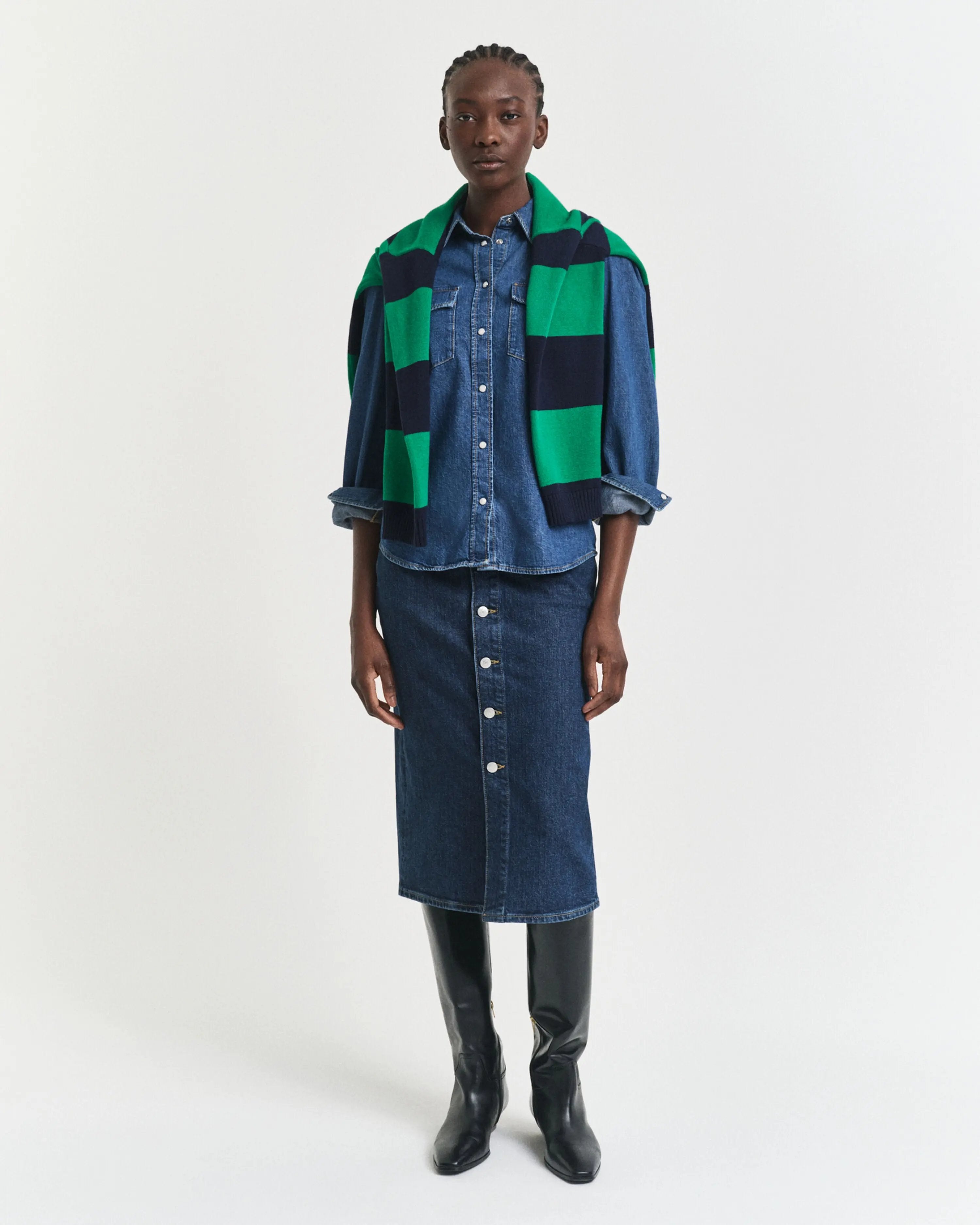 Denim Φούστα Με Pencil Σιλουέτα GANT