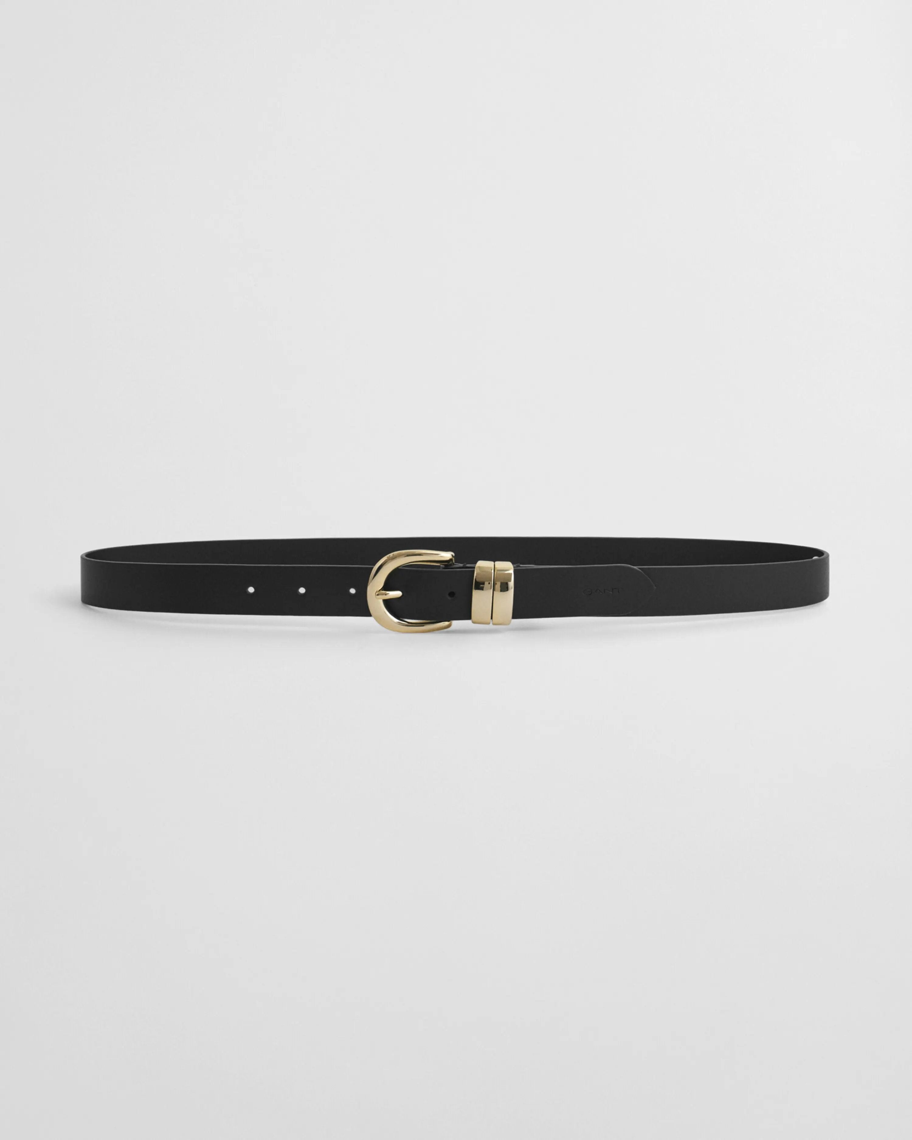 Δερμάτινη Ζώνη Με Χρυσή Αγκράφα GANT