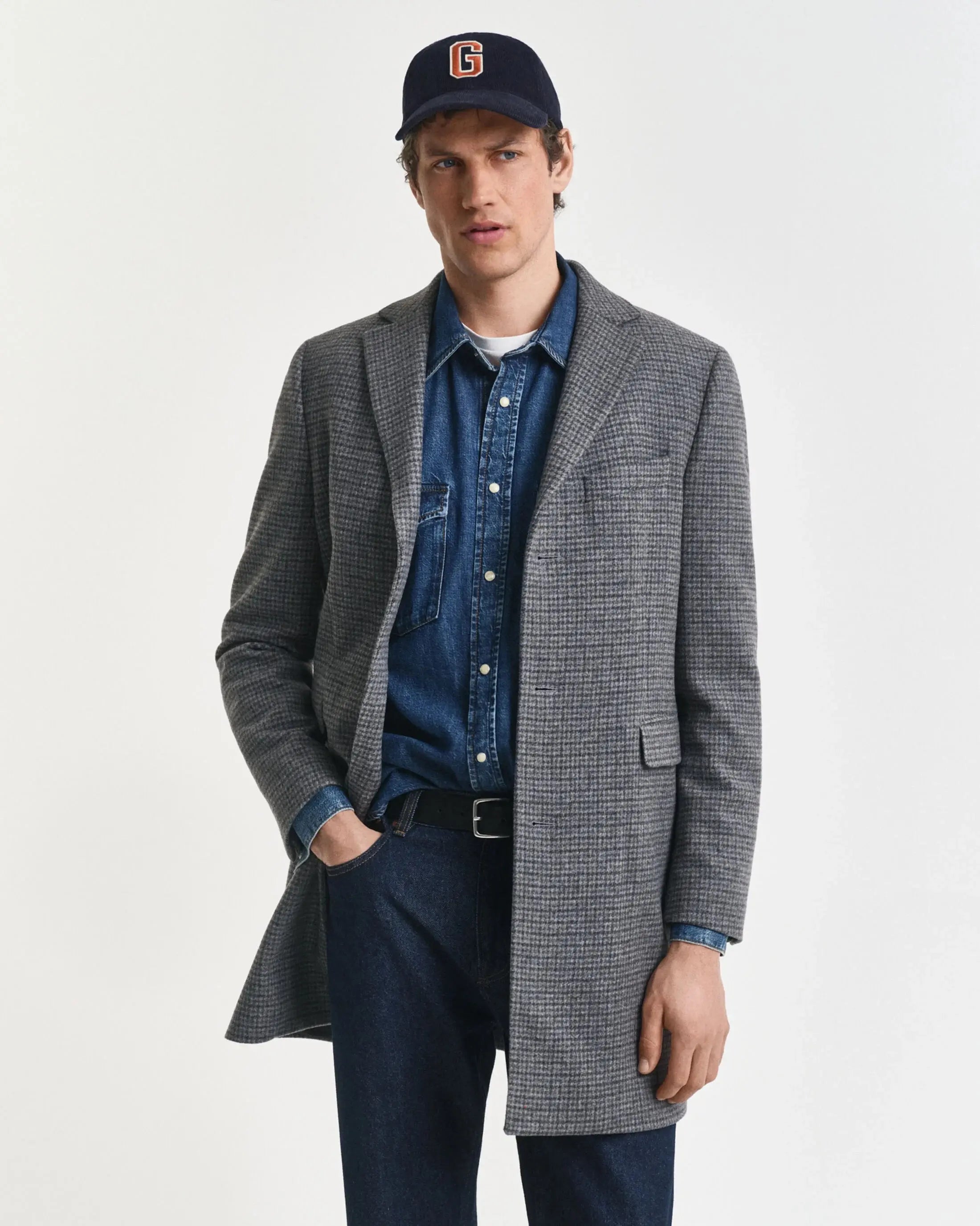 Δίχρωμο Παλτό Από Μαλλί GANT