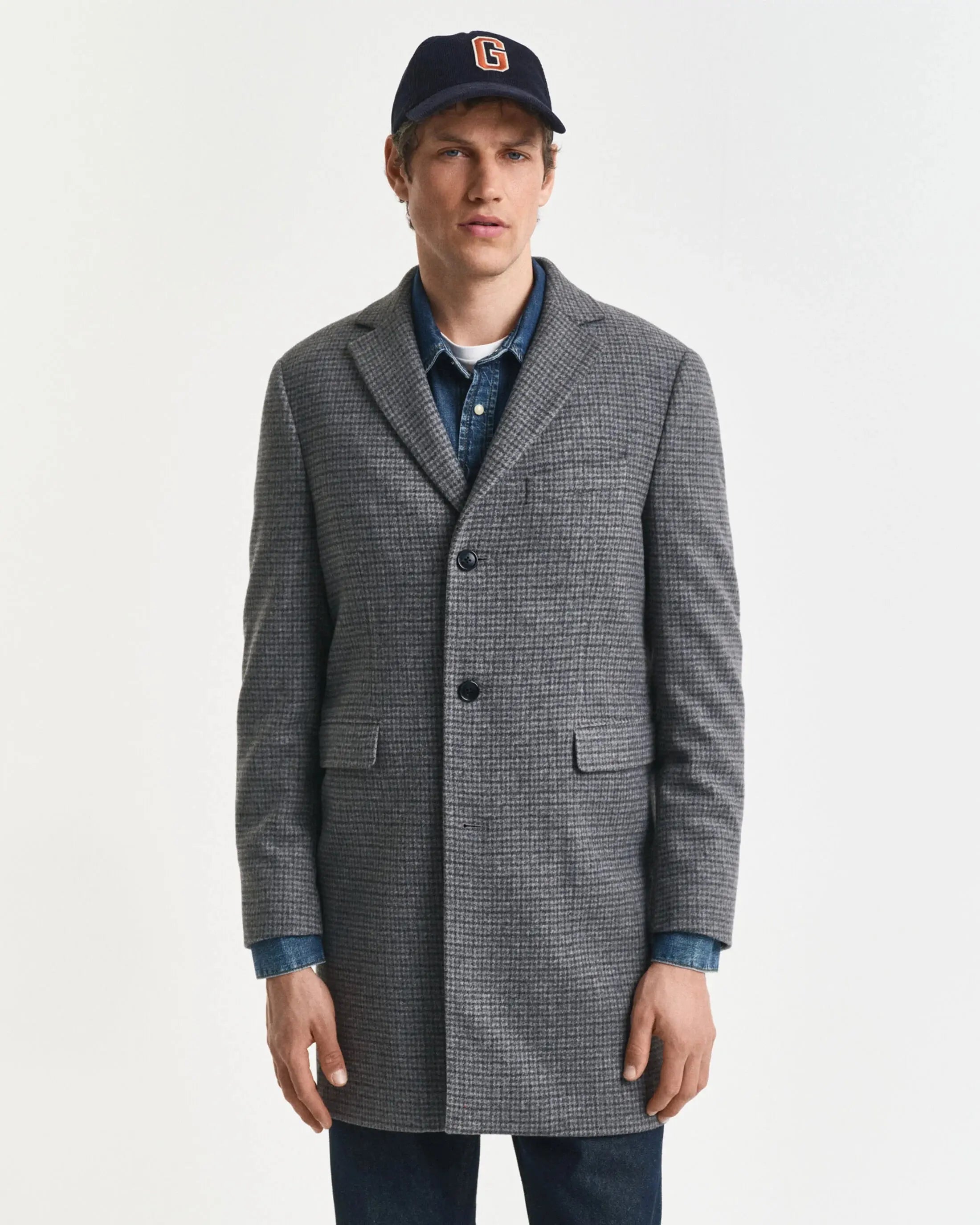 Δίχρωμο Παλτό Από Μαλλί GANT