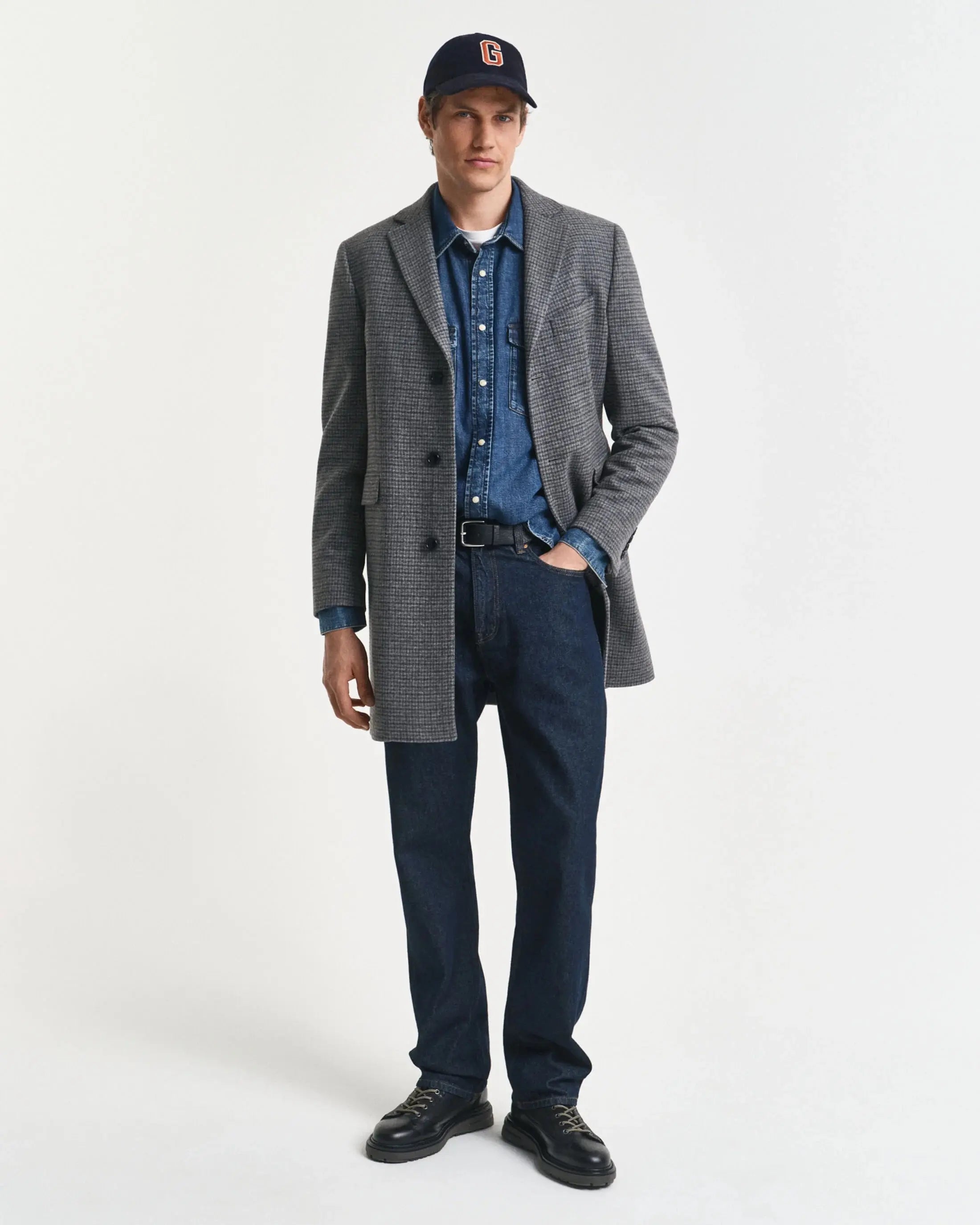 Δίχρωμο Παλτό Από Μαλλί GANT