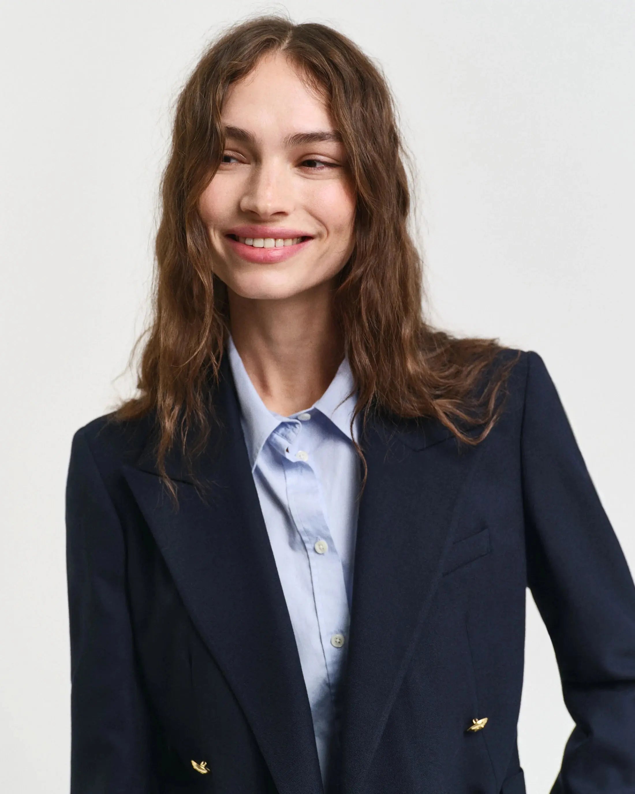 Διπλόπετο Club Σακάκι Από Μαλλί Hopsack GANT